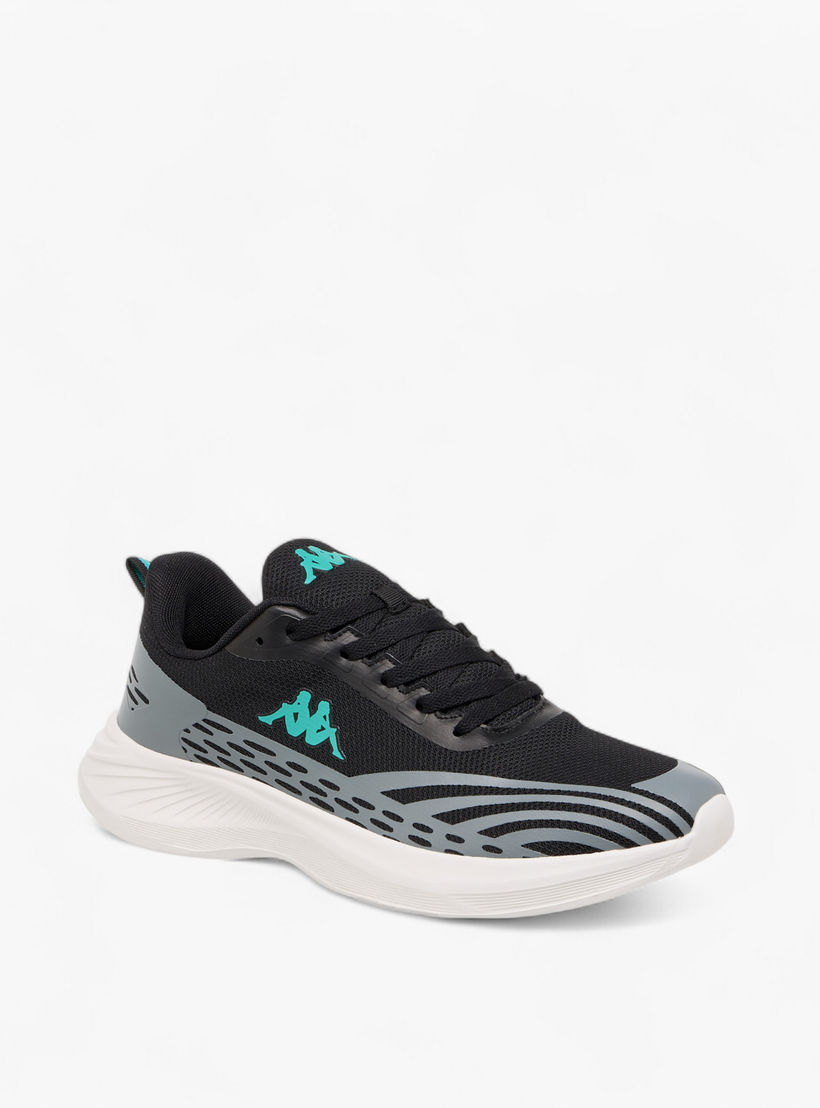 Kappa Men's Logo Print Sports Shoes with Lace-Up Closure-sports-men-shoes-image-2