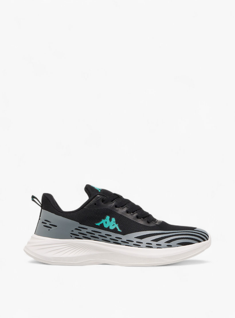 Kappa Men's Logo Print Sports Shoes with Lace-Up Closure-sports-men-shoes-image-3