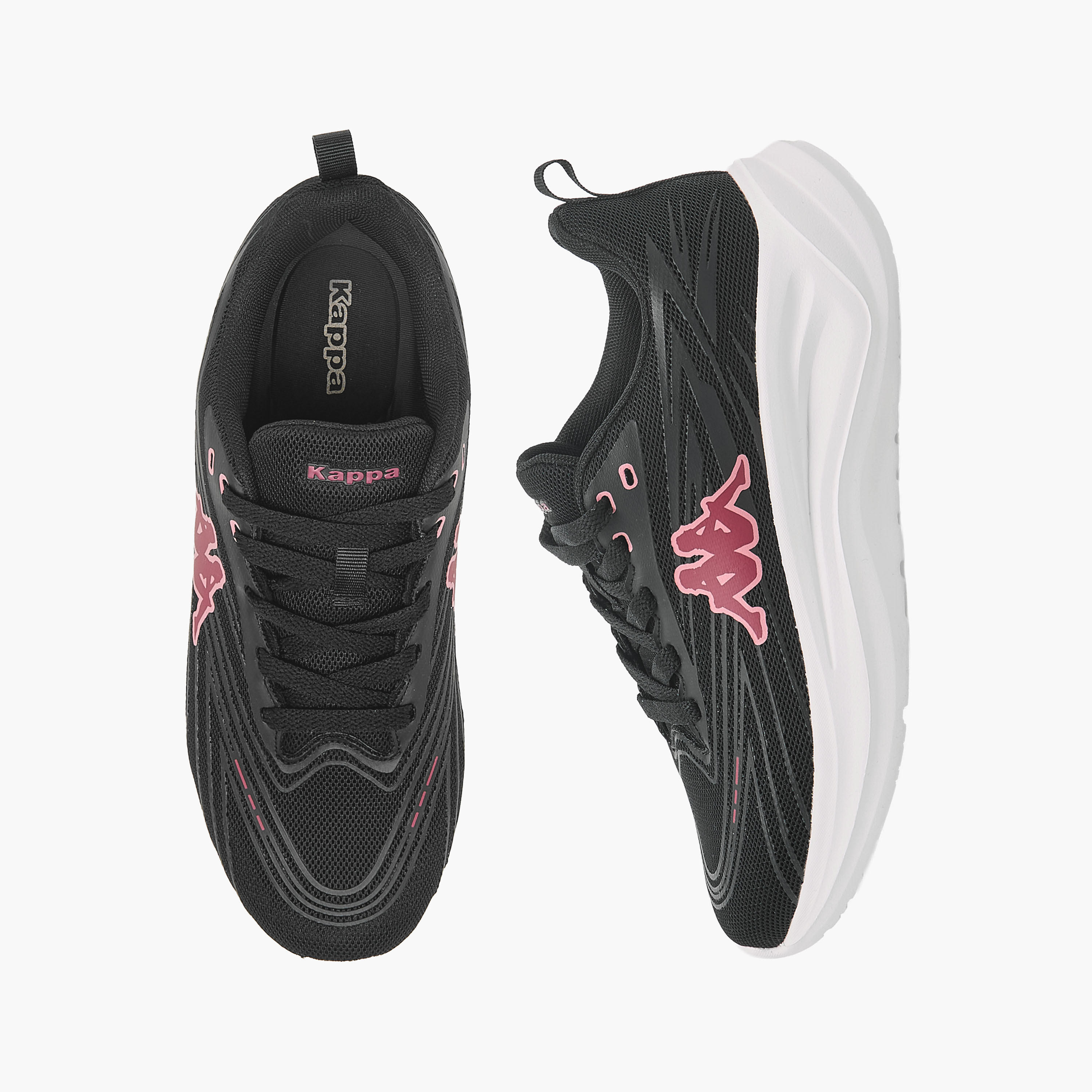 Kappa Women Logo Print Lace-Up Sports Shoes-women-shoes-sneakers-image-1