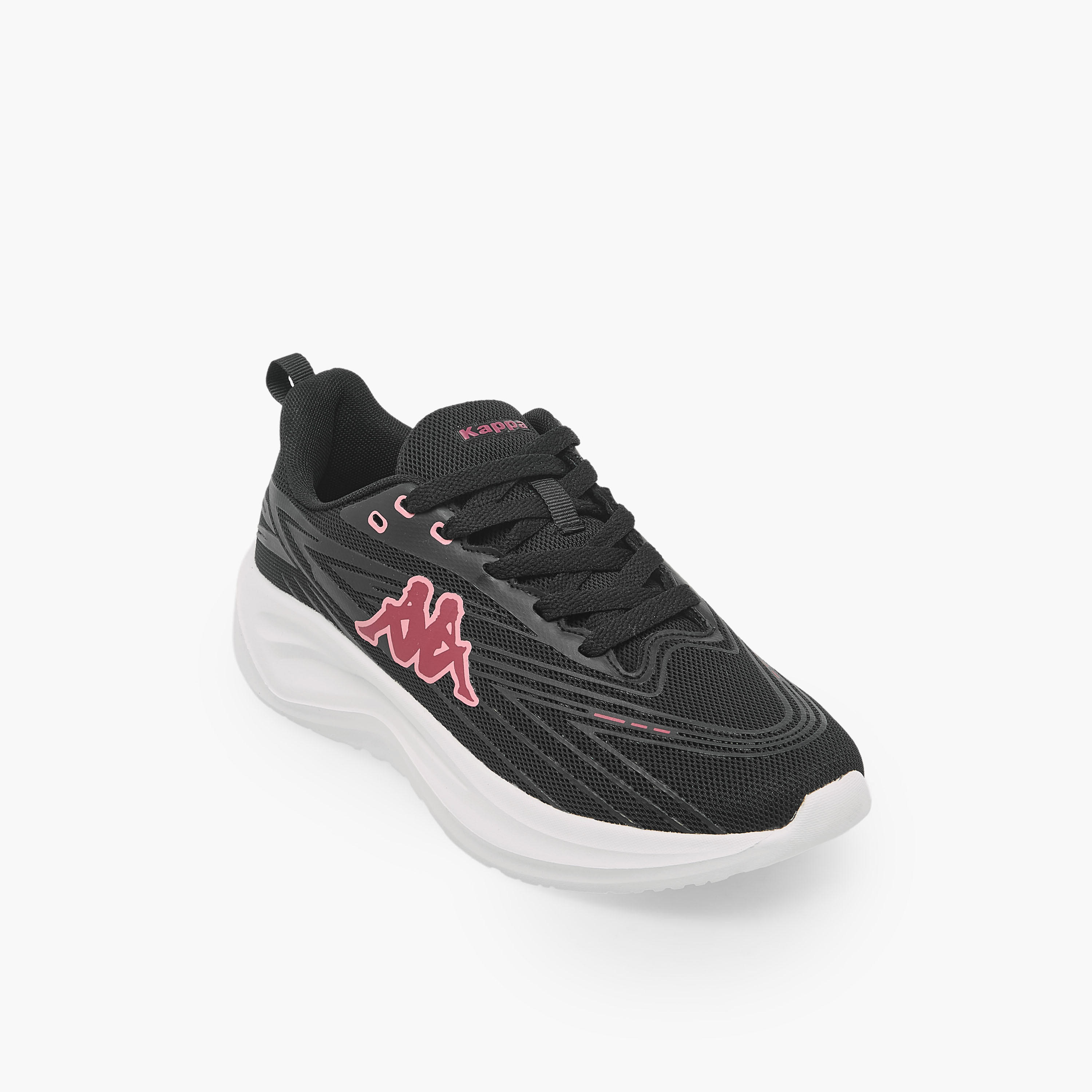 Kappa Women Logo Print Lace-Up Sports Shoes-women-shoes-sneakers-image-2