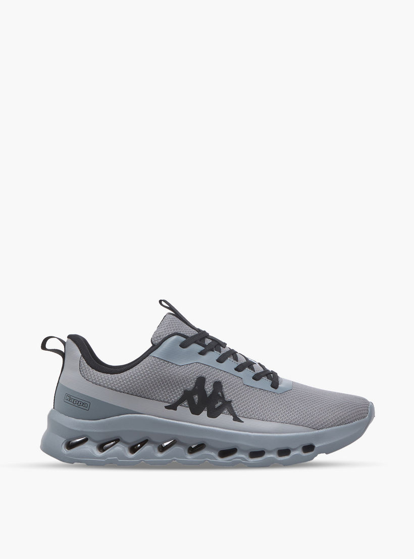 Kappa Men Logo Print Lace-Up Sports Shoes-men-shoes-sports-image-3