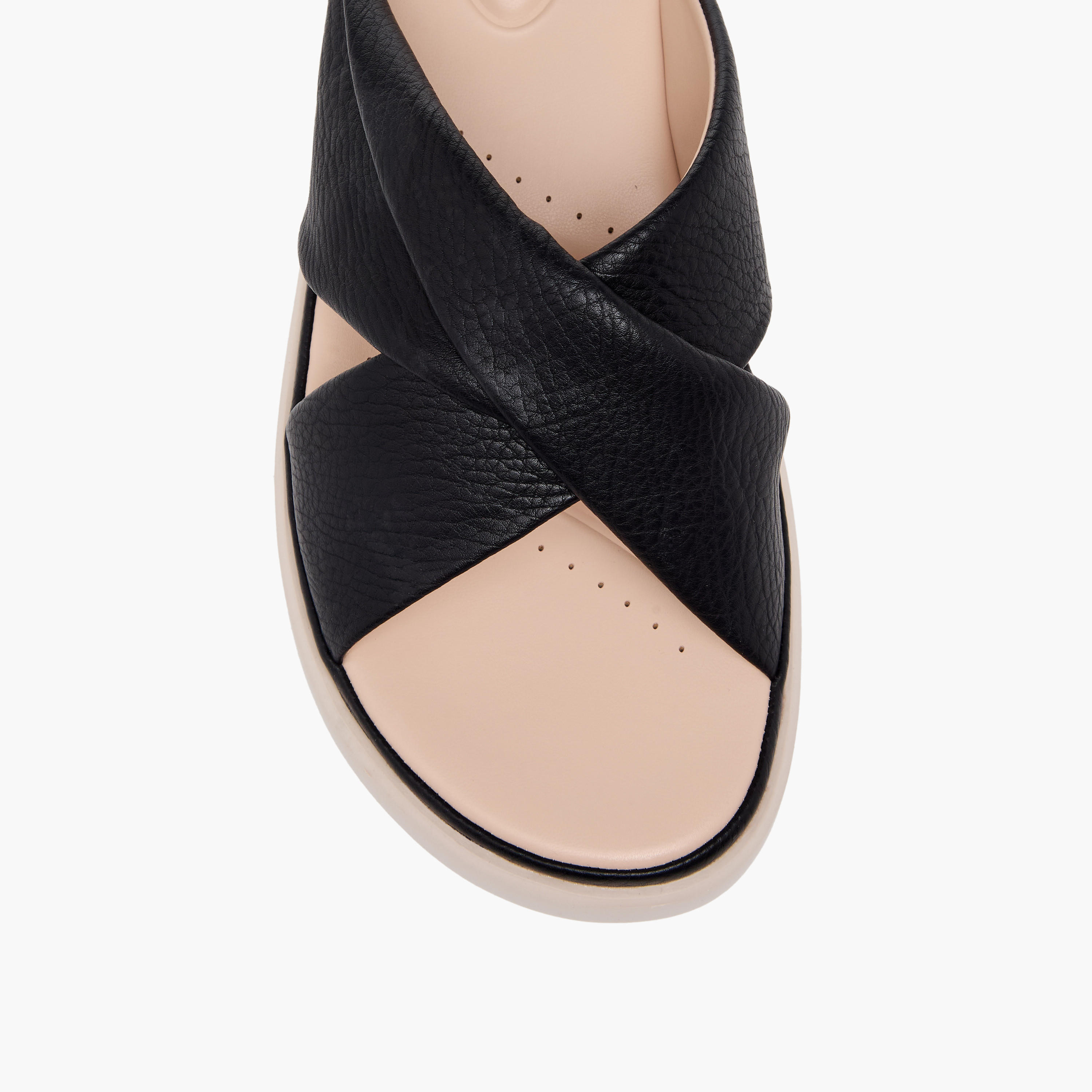 صندل بأحزمة متقاطعة وكعب ويدج للنساء من لو كونفورت-women-shoes-sandals-heeled-image-7