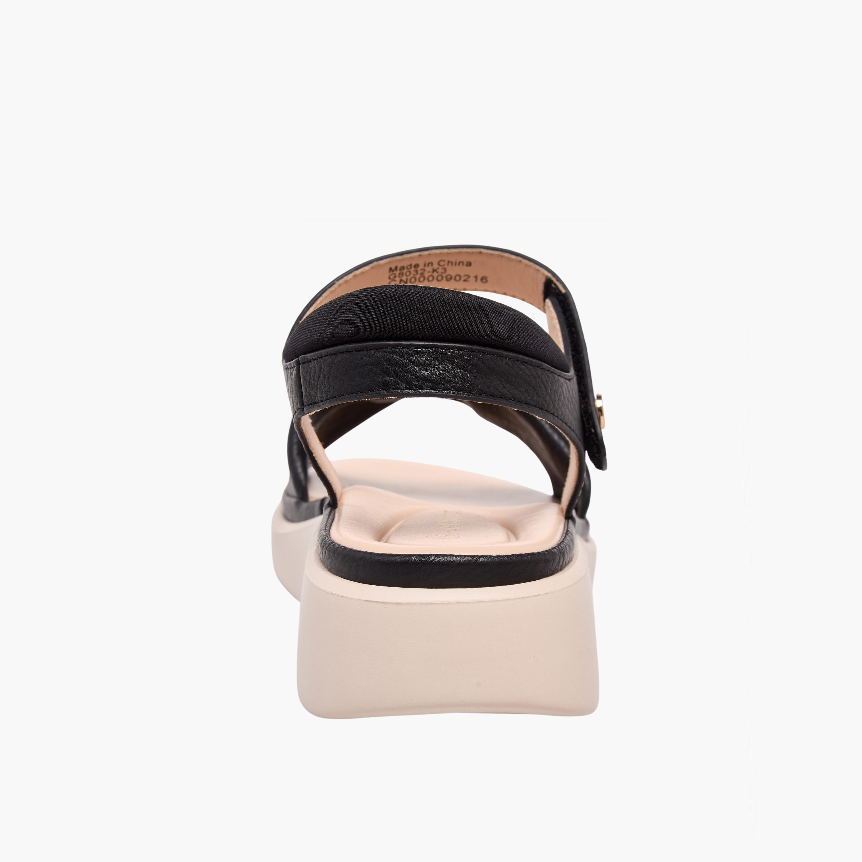 صندل بأحزمة وشريط لاصق من لو كونفورت-women-shoes-flats-sandals-image-8