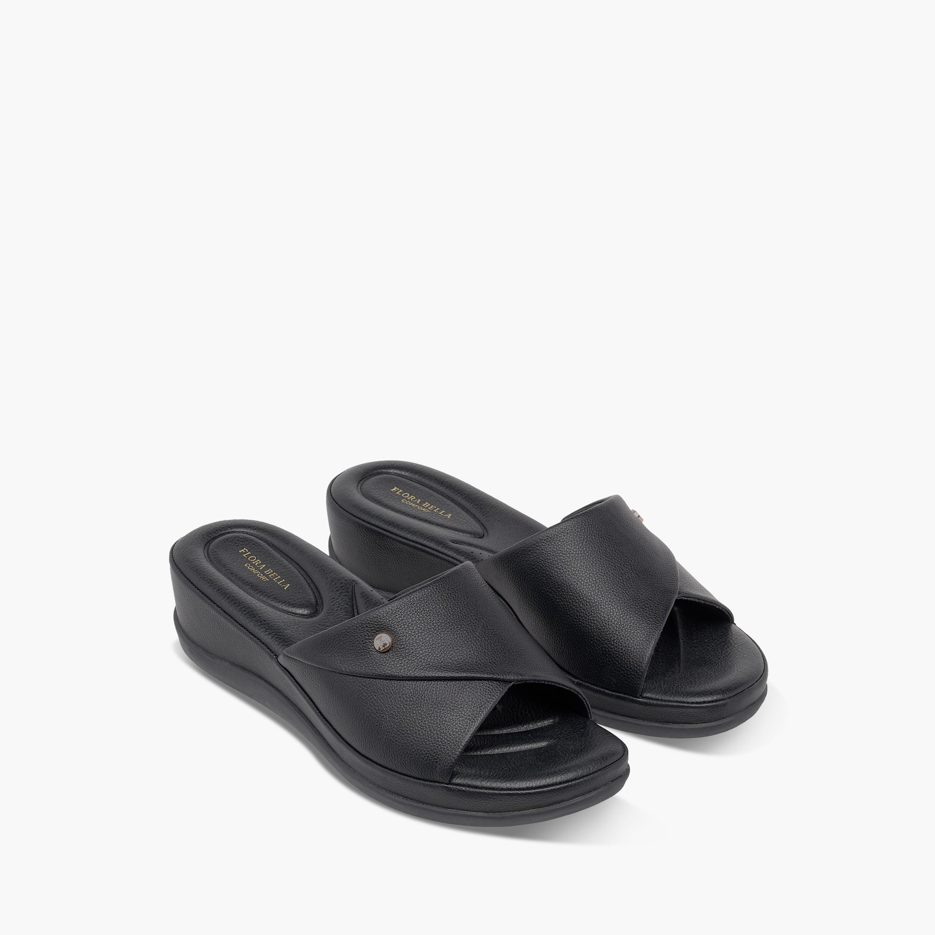 صندل سادة سهل الارتداء بكعب ويدج من فلورا بيلا-women-shoes-sandals-heeled-image-1