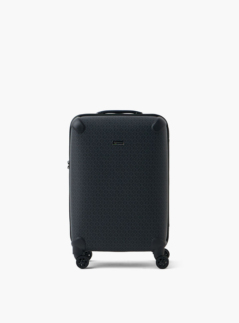 Duchini Textured Hardcase Trolley Bag with Retractable Handle-travel-luggagesandbags-luggage-image-2