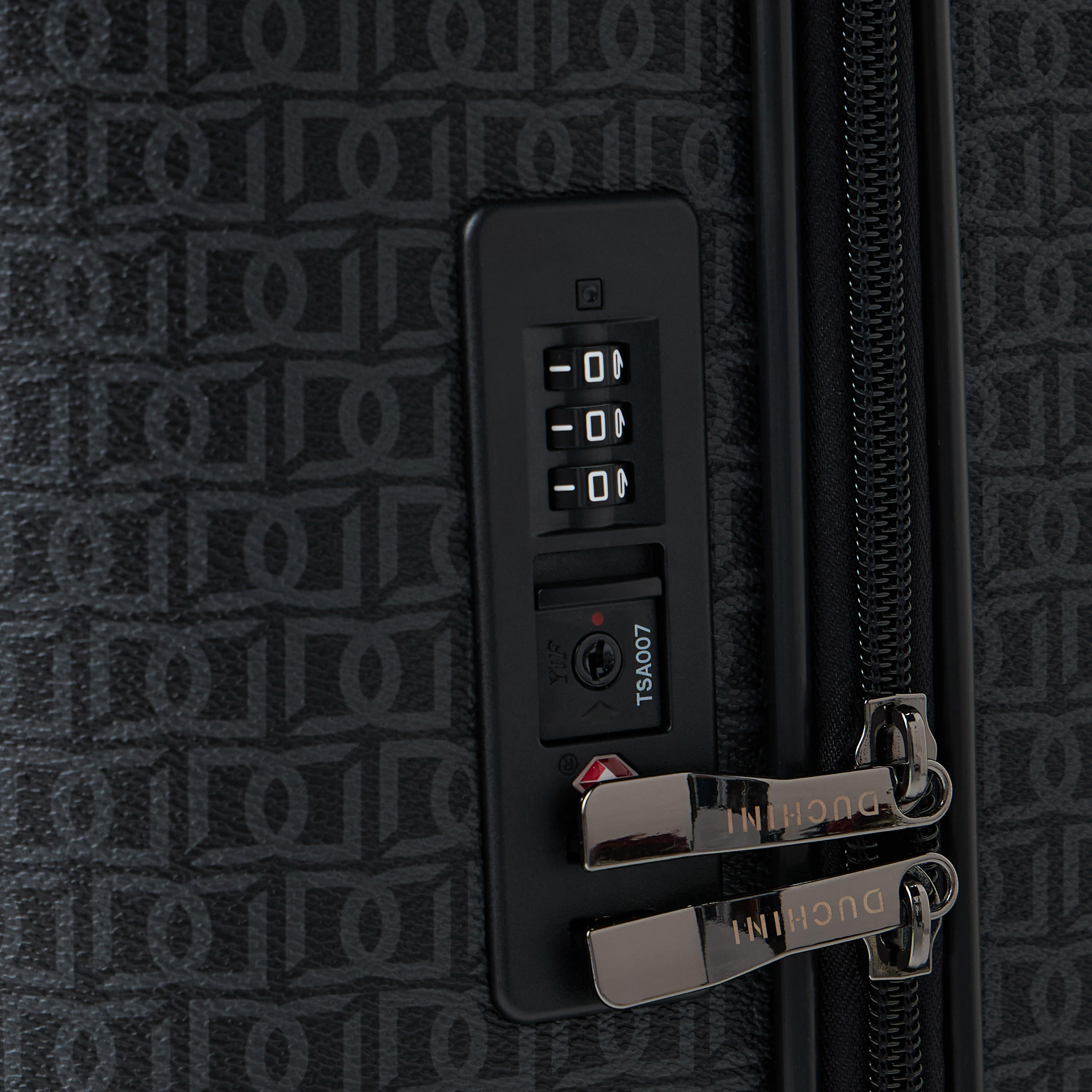Duchini Textured Hardcase Trolley Bag with Retractable Handle-travel-luggagesandbags-luggage-image-4