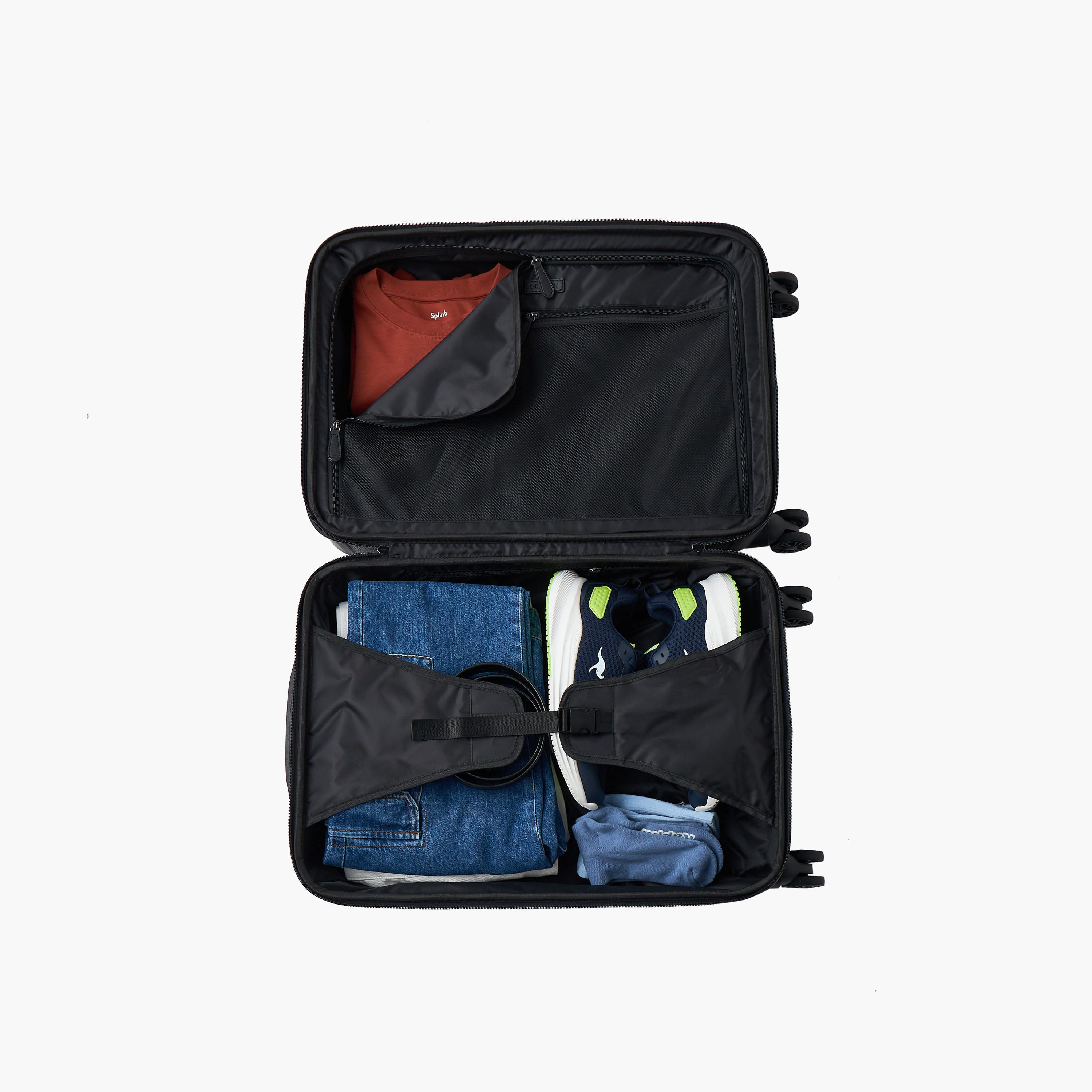 Duchini Textured Hardcase Trolley Bag with Retractable Handle-travel-luggagesandbags-luggage-image-8