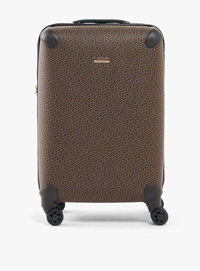 Celeste Textured Hardcase Trolley Bag with Retractable Handle-travel-luggagesandbags-luggage-image-2