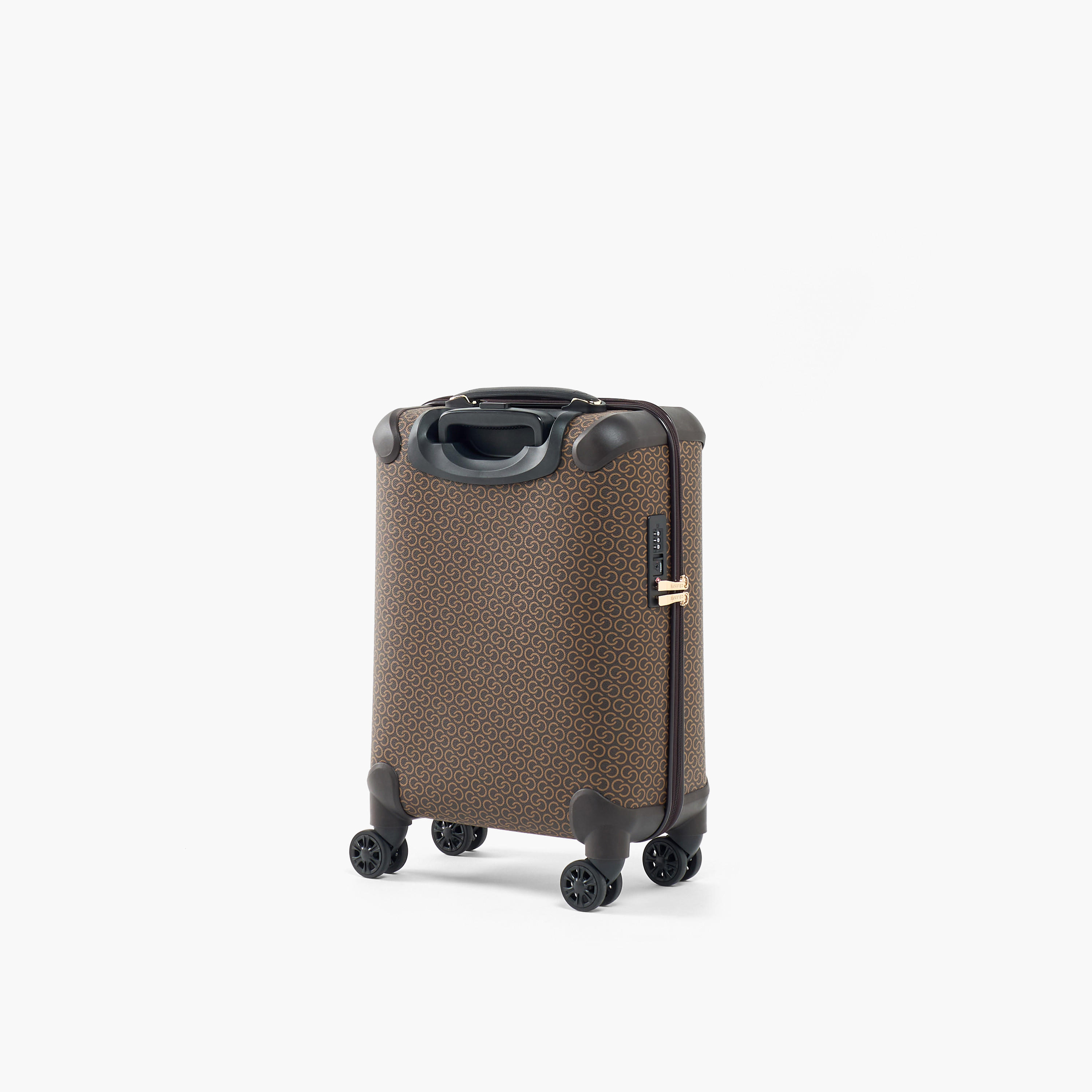 Celeste Textured Hardcase Trolley Bag with Retractable Handle-travel-luggagesandbags-luggage-image-3