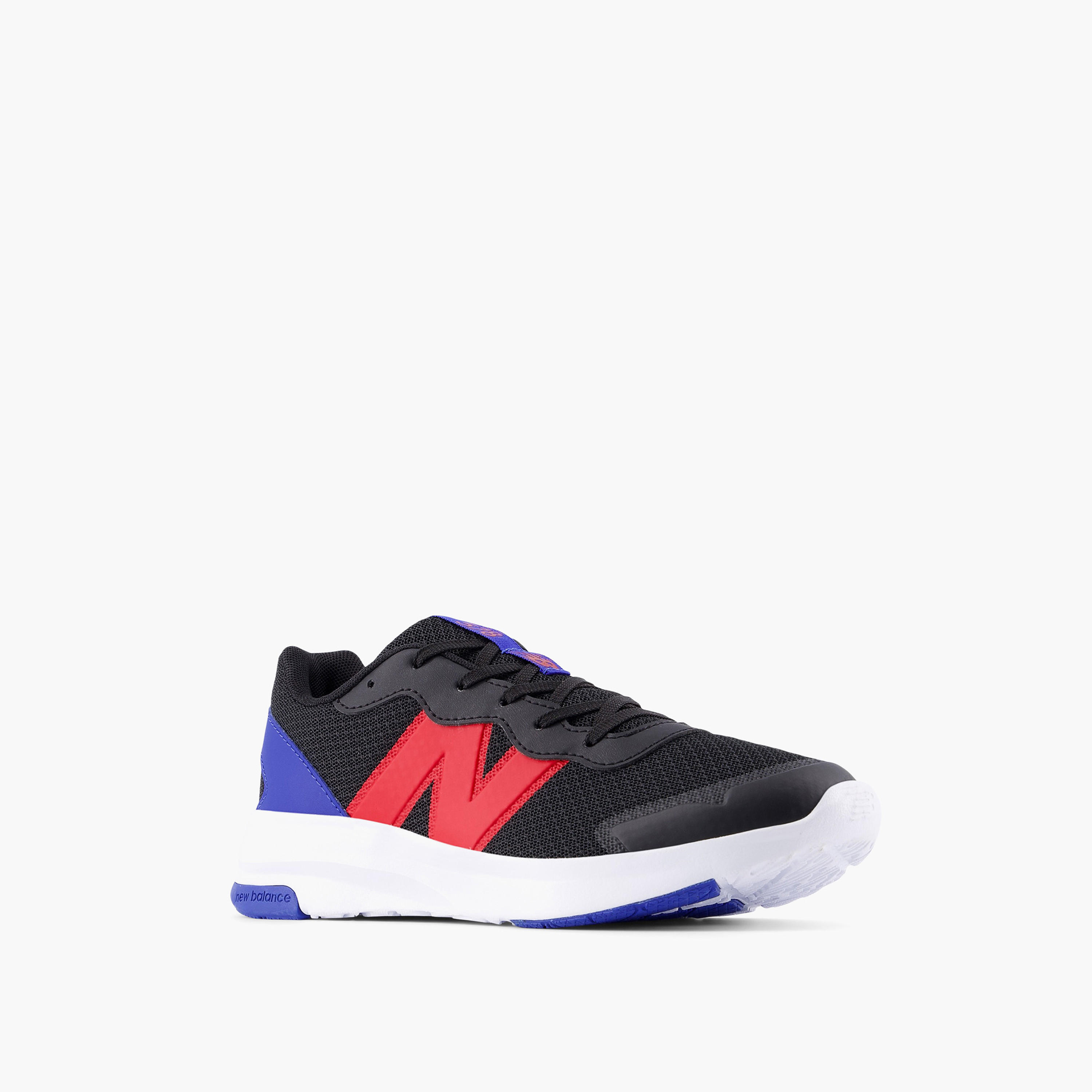 New Balance Boys' Logo Detail Lace-Up Sports Shoes-boys-shoes-sports-image-1