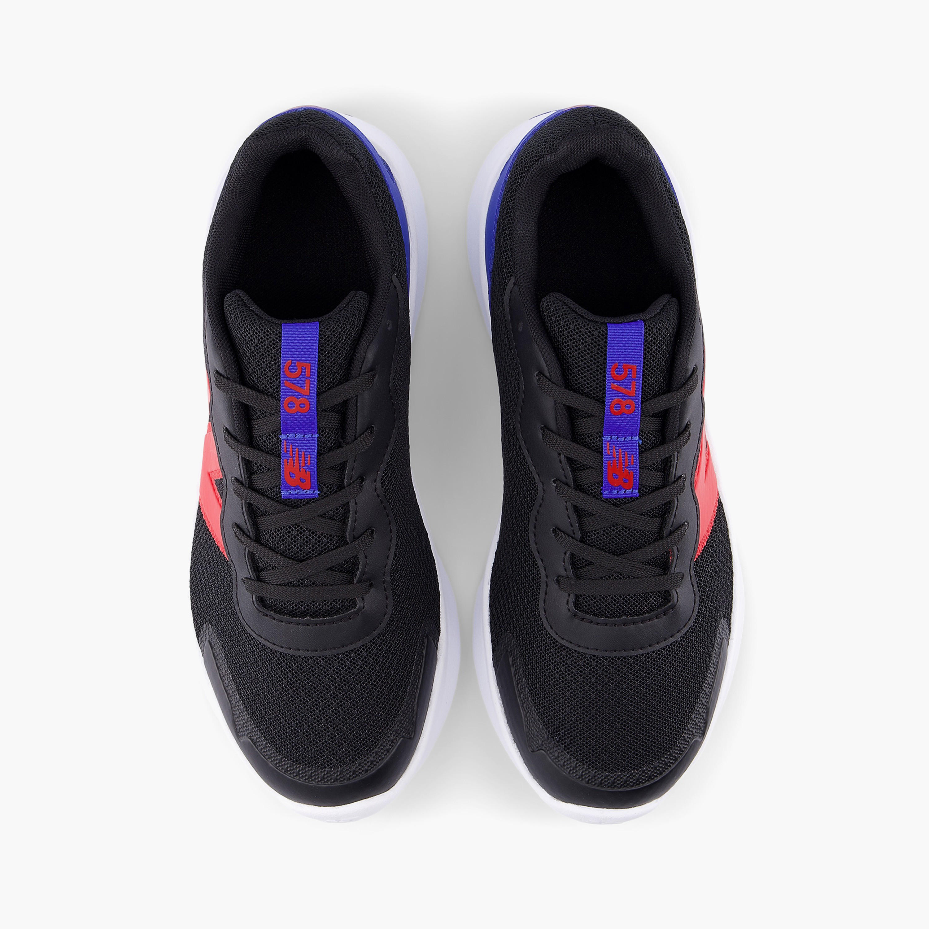 New Balance Boys' Logo Detail Lace-Up Sports Shoes-boys-shoes-sports-image-4