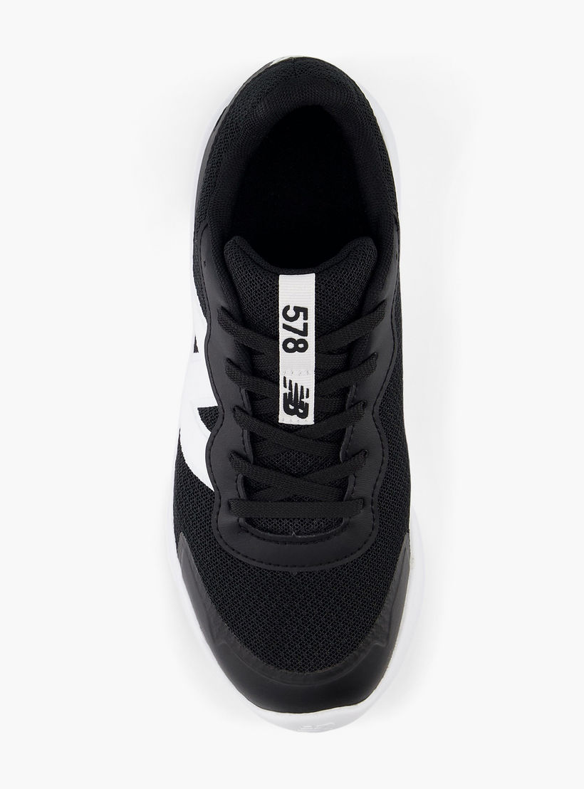 New Balance Boys' Logo Detail Lace-Up Sports Shoes-boys-shoes-sports-image-4