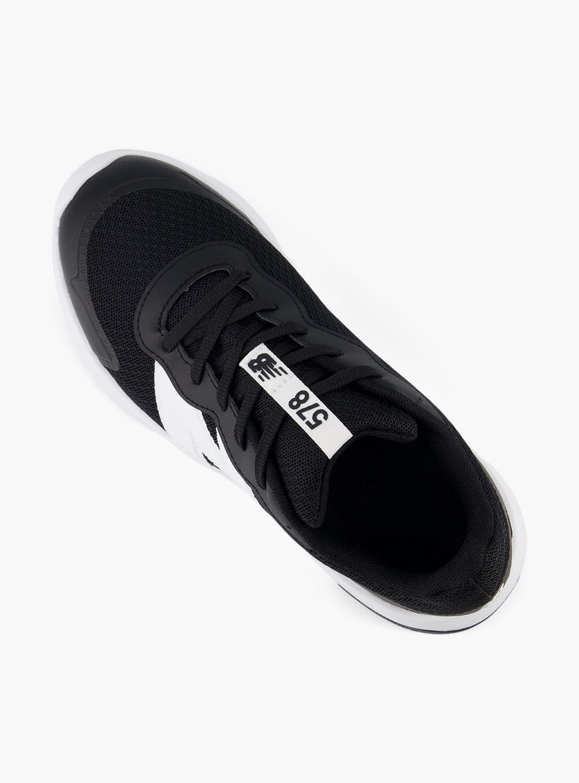 New Balance Boys' Logo Detail Lace-Up Sports Shoes-boys-shoes-sports-image-6