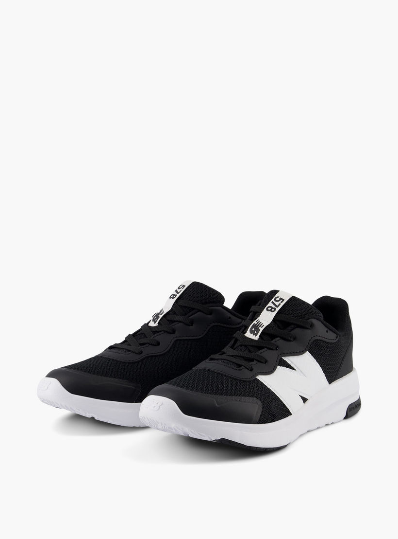 New Balance Boys' Logo Detail Lace-Up Sports Shoes-boys-shoes-sports-image-7