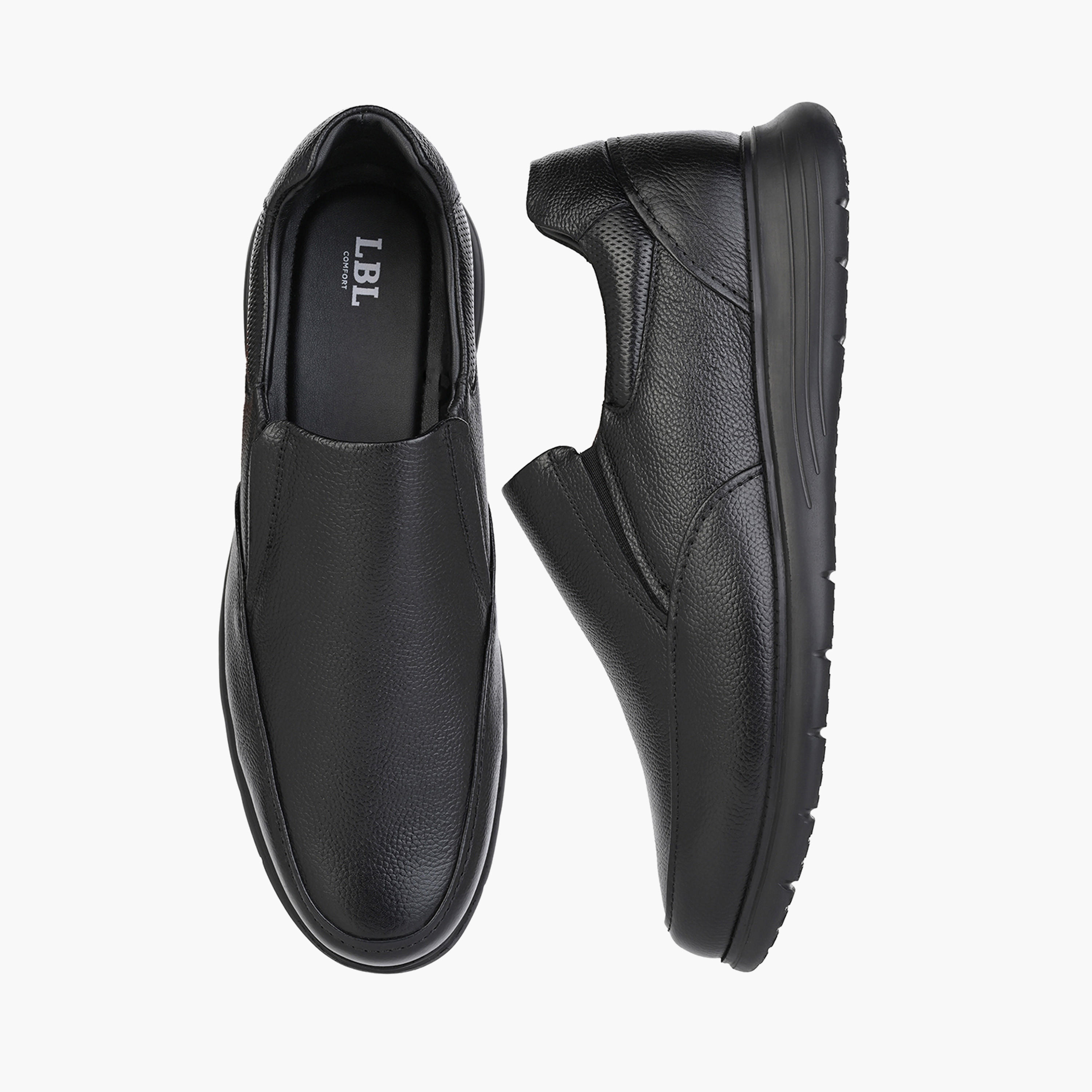 حذاء خفيف جلد سهل الارتداء للرجال من إل بي إل من شو إكسبريس-men-shoes-loafersandmoccasins-image-1