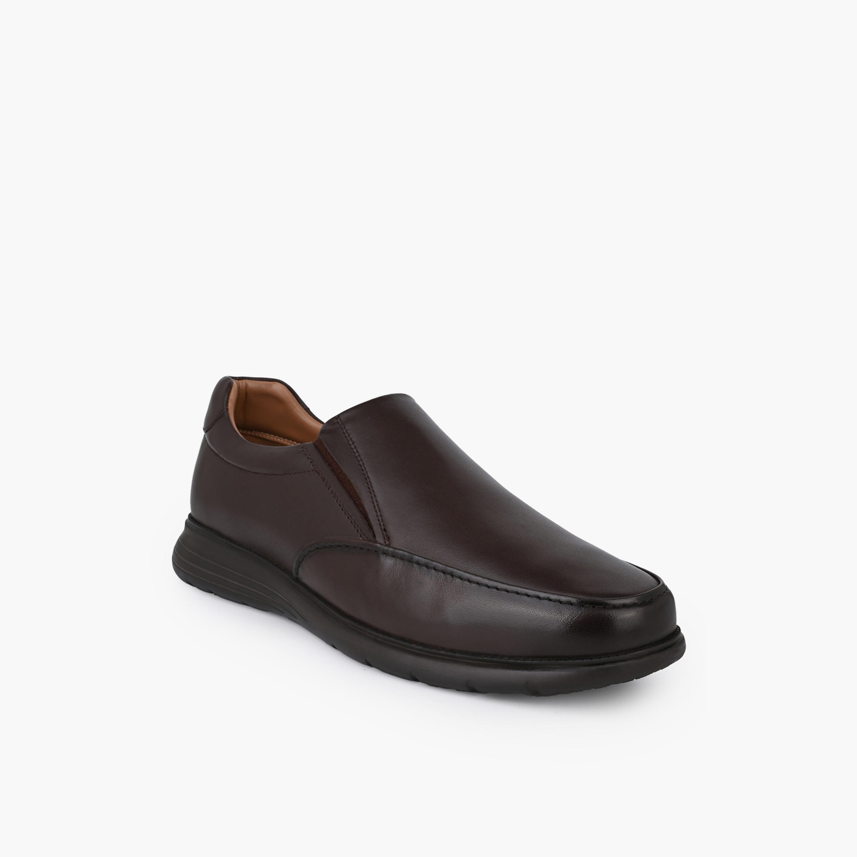 LBL by Shoexpress Men Leather Slip-On Loafers-men-shoes-formalshoes-image-2