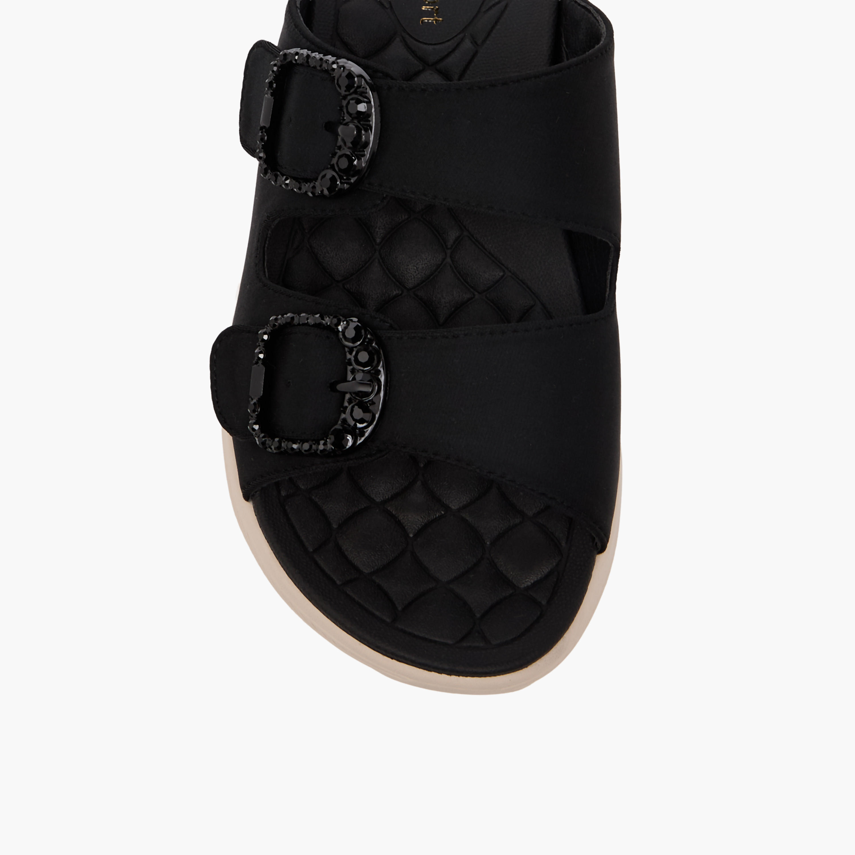 شبشب مريح مزين بإبزيم للنساء من لو كونفورت-women-shoes-sandals-heeled-image-4