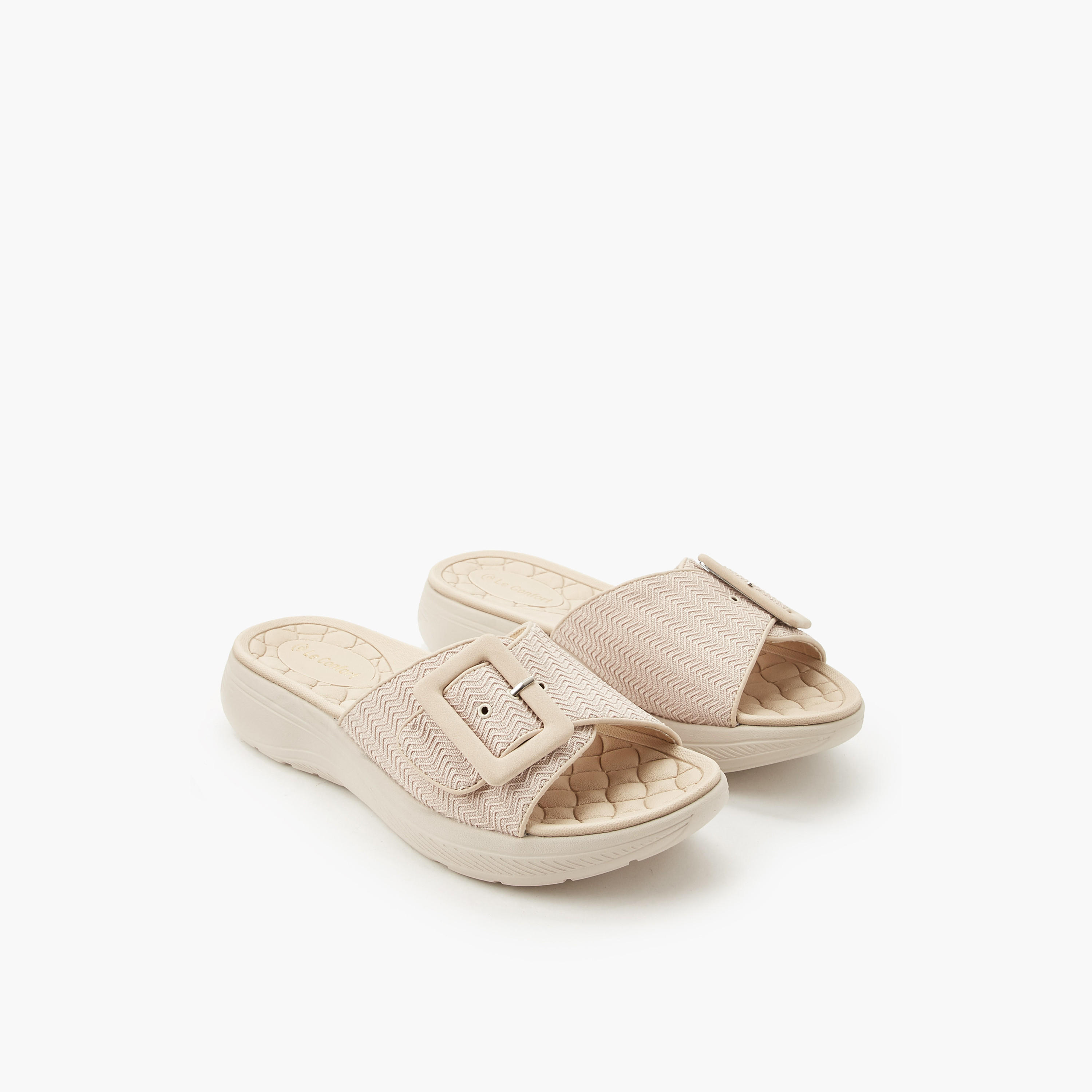 صندل فلاينيت مريح سهل الارتداء للنساء من لو كونفورت-women-shoes-sandals-heeled-image-1