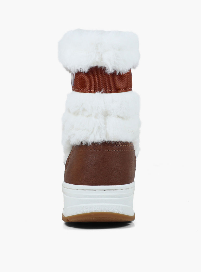 بوت كاحل عالي فرو صناعي بارادايس للبنات من جاب-girls-shoes-boots-image-2