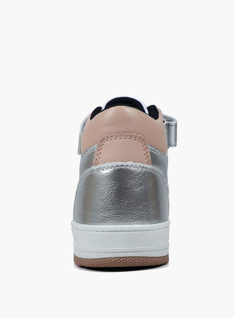 حذاء سنيكرز عالي "بوسطن ميد II" بشريط إغلاق لاصق للبنات من جاب - GPK5217100050-girls-shoes-sneakers-image-2
