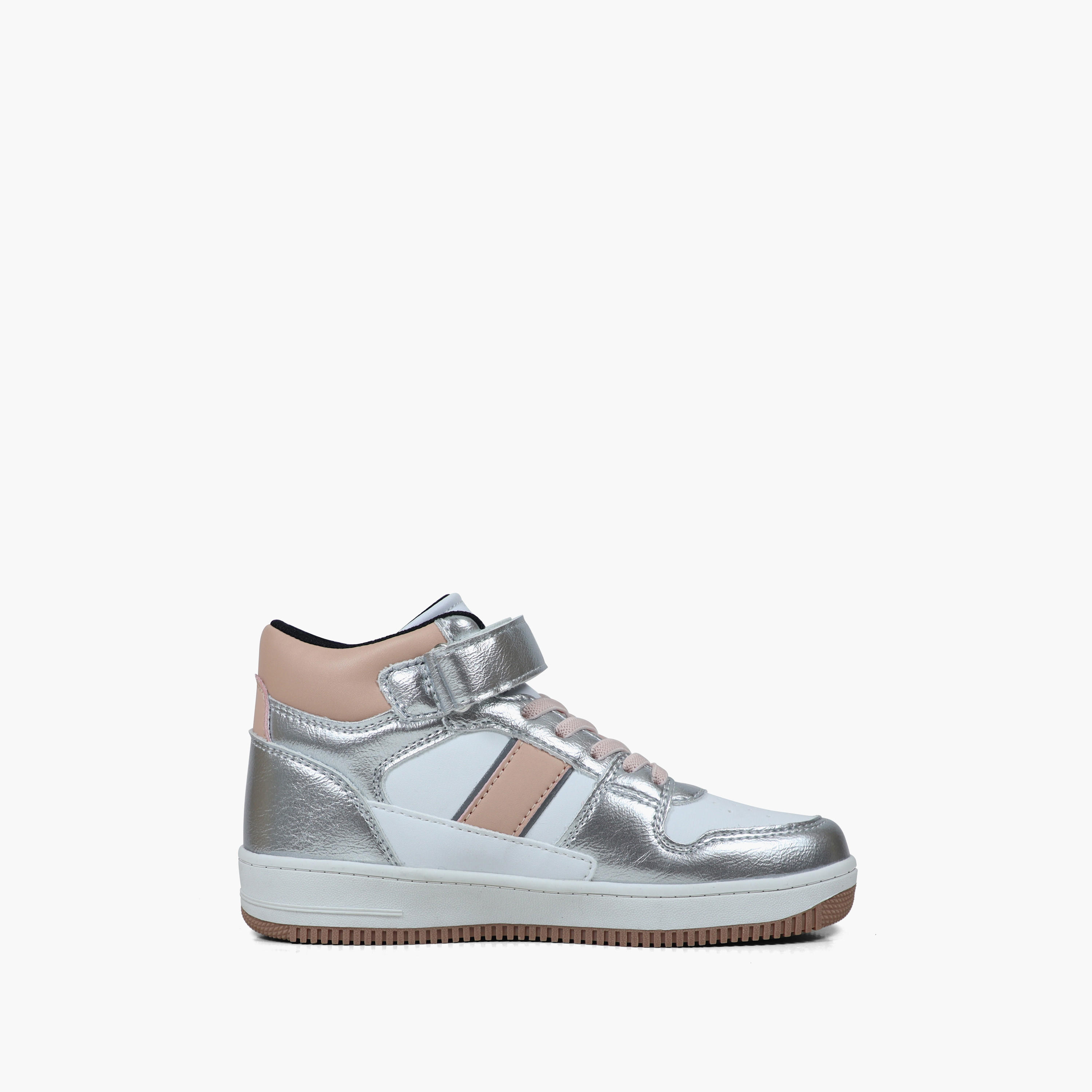 حذاء سنيكرز عالي "بوسطن ميد II" بشريط إغلاق لاصق للبنات من جاب - GPK5217100050-girls-shoes-sneakers-image-3