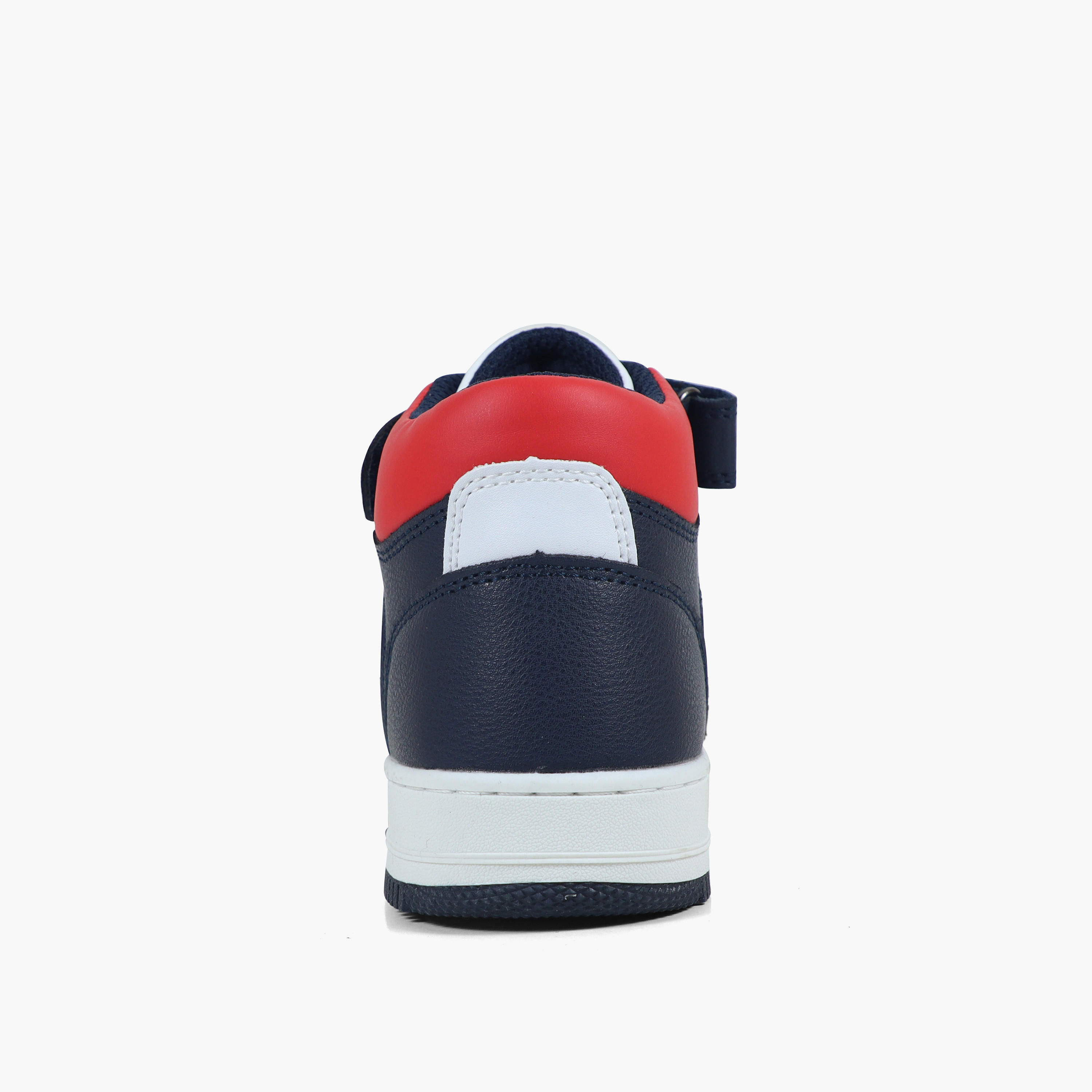 GAP Boys' BOSTON MID Sneakers with Hook and Loop Closure - GPK5217140290-boys-shoes-sneakers-image-2