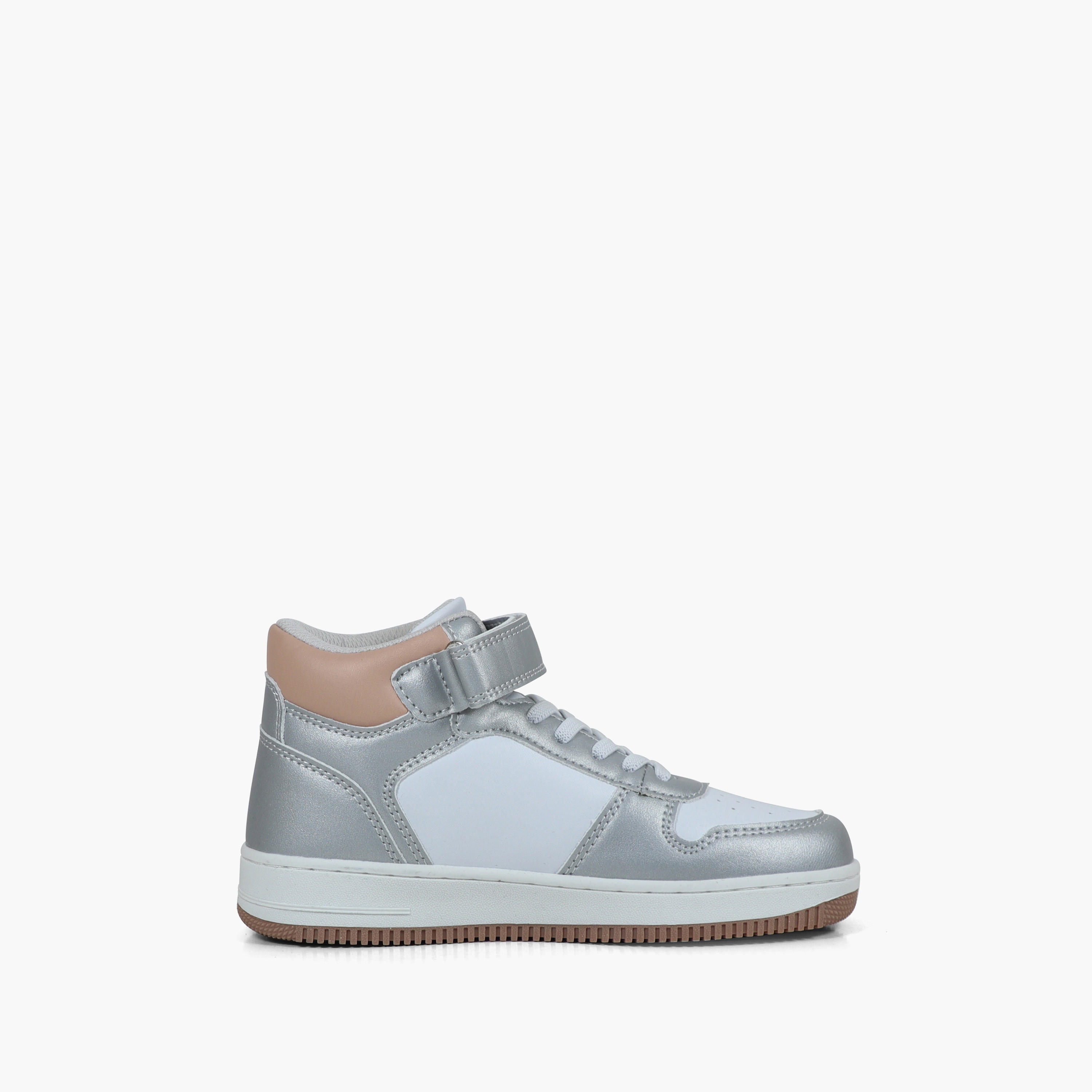 حذاء سنيكرز عالي "بوسطن ميد" بشريط إغلاق لاصق للبنات من جاب - GPK5217143704-girls-shoes-sneakers-image-3