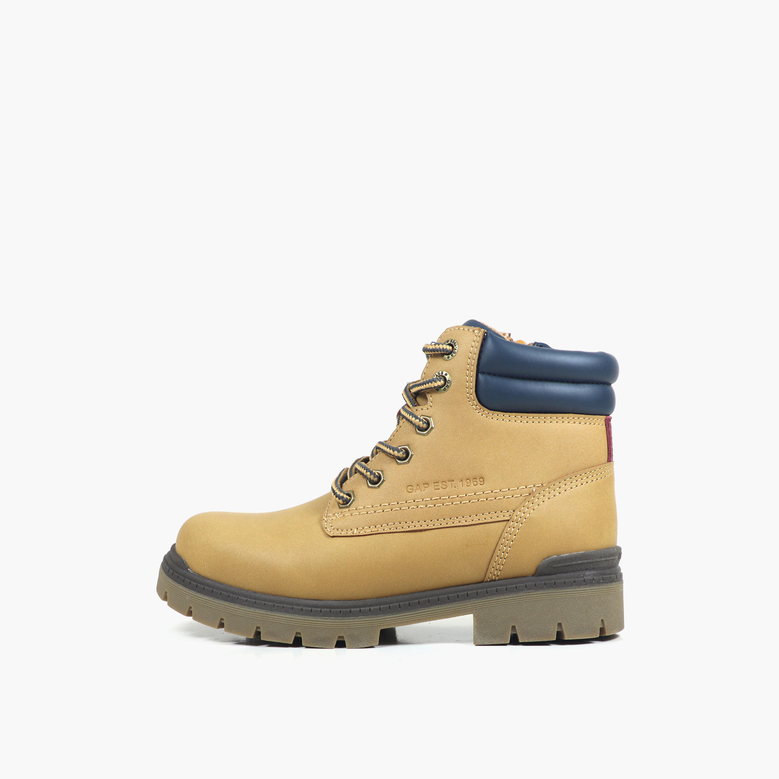 GAP Boys Range Lace-Up Ankle Boots-boys-shoes-boots-image-1