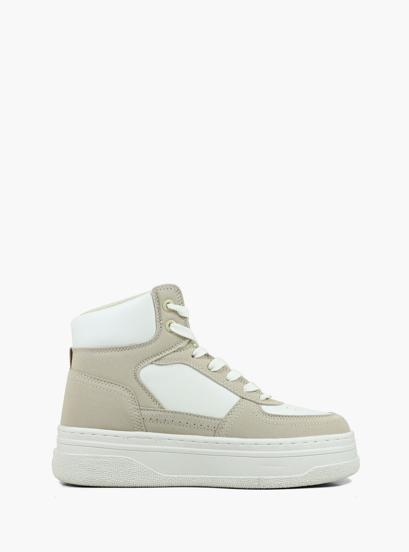 GAP Women's PARADISE MID II BSC Lace-Up High Top Sneakers - GPW5242051620-women-shoes-sneakers-image-4