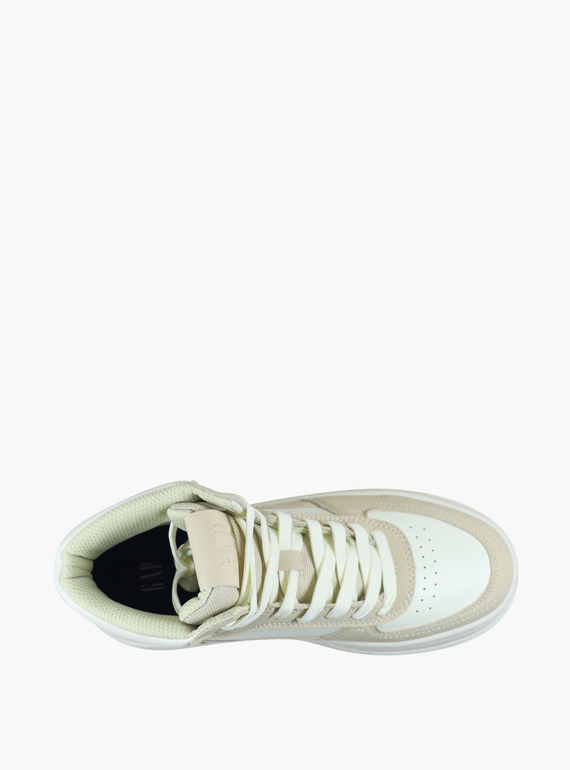 GAP Women's PARADISE MID II BSC Lace-Up High Top Sneakers - GPW5242051620-women-shoes-sneakers-image-3