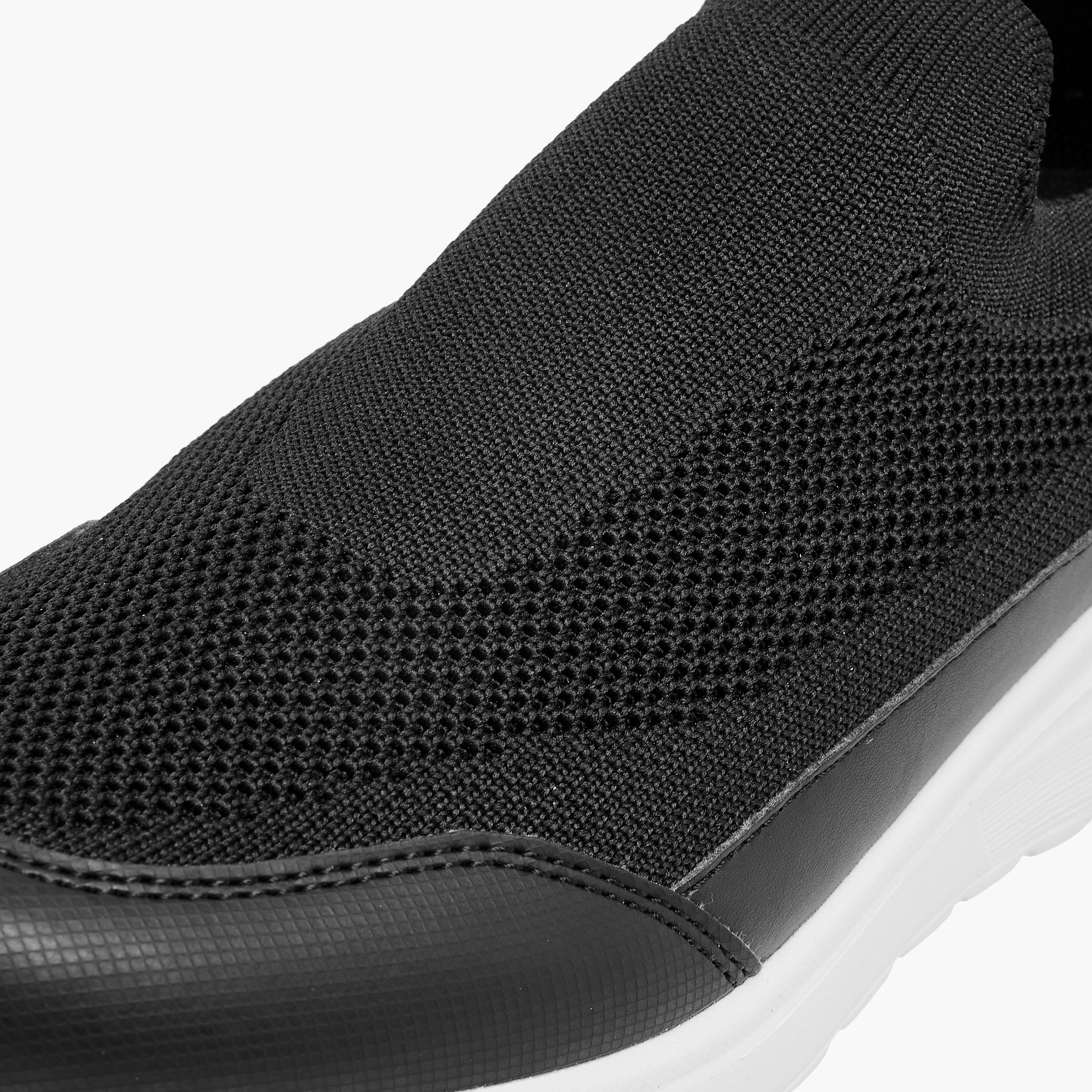 Flora Bella Textured Slip-On Sneakers with Pull Tab Detail-women-shoes-sneakers-image-4