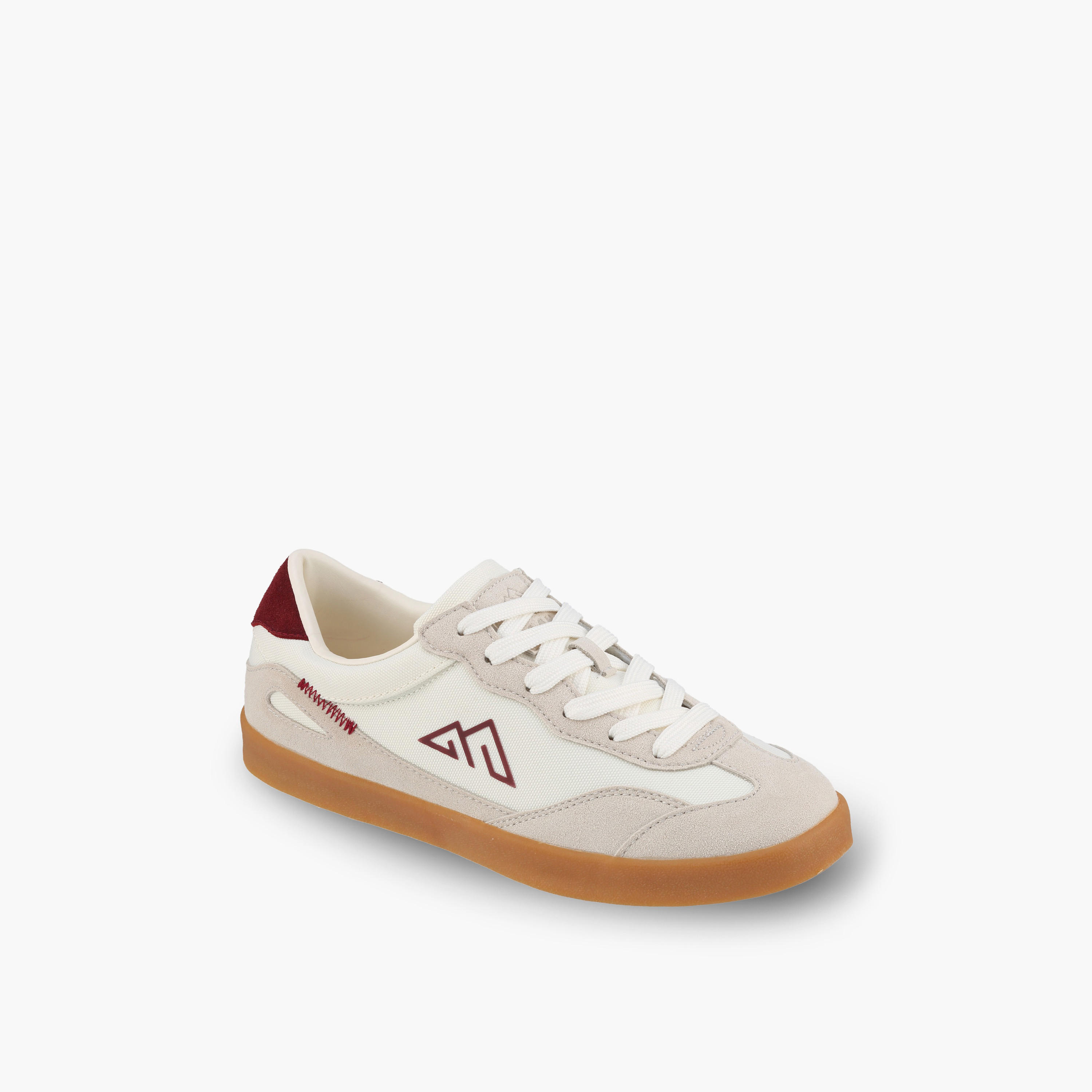Oaklan by Shoexpress Panelled Lace-Up Ankle Sneakers-women-shoes-sneakers-image-2