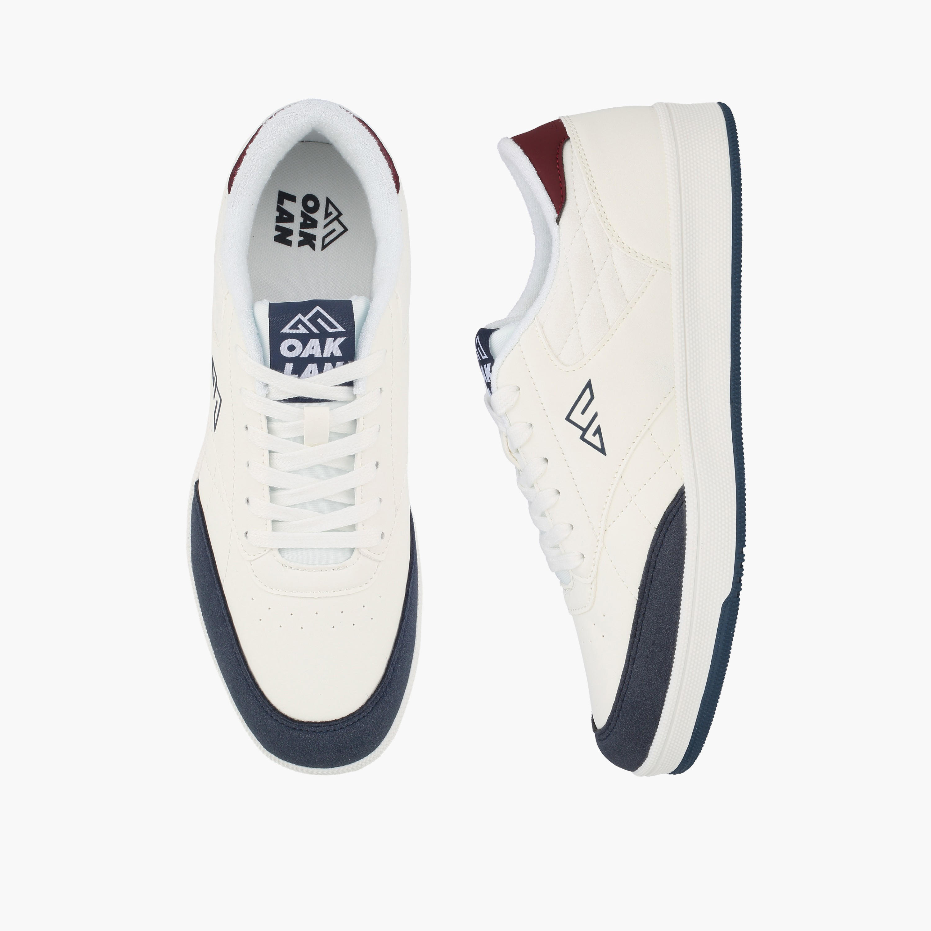 حذاء سنيكرز برباط وطبعات شعار للرجال أوكلام من شو إكسبريس-men-shoes-sneakers-image-1