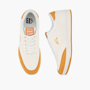 Oaklan by Shoexpress Men Logo Print Lace-Up Ankle Sneakers-men-shoes-image-1