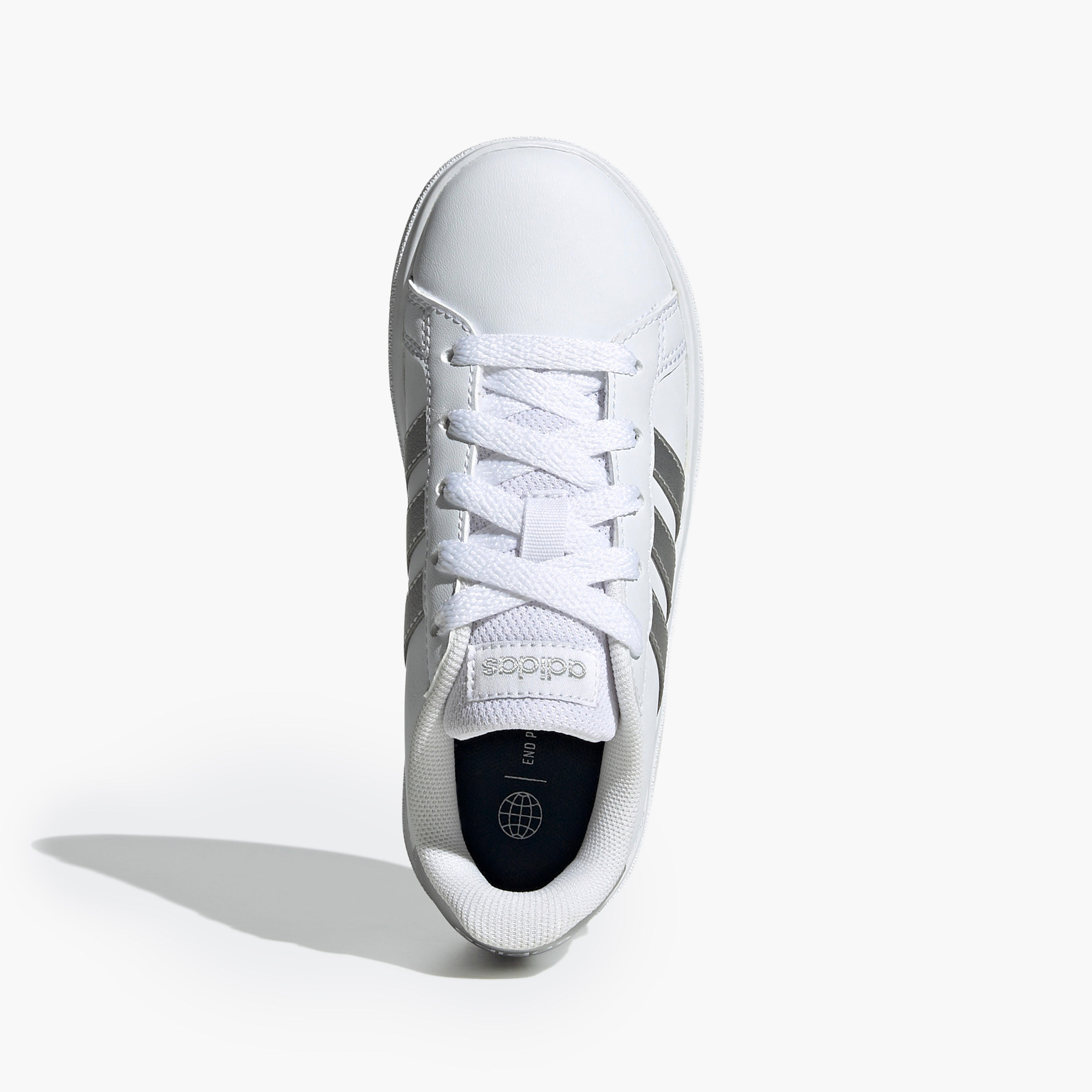 Adidas Girls GRAND COURT 2.0 K Lace-Up Sneakers-girls-shoes-sneakers-image-3