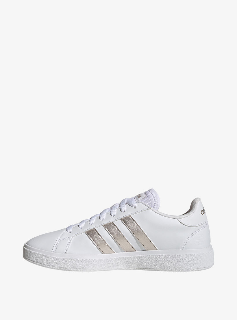 حذاء سنيكرز بكاحل منخفض ورباط إغلاق جراند كورت 2.0 للنساء من أديداس - GW9263-sports-women-shoes-image-5