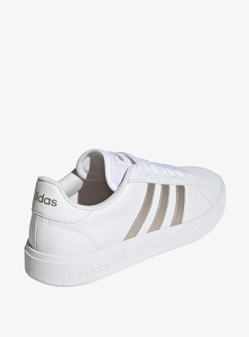 حذاء سنيكرز بكاحل منخفض ورباط إغلاق جراند كورت 2.0 للنساء من أديداس - GW9263-sports-women-shoes-image-6