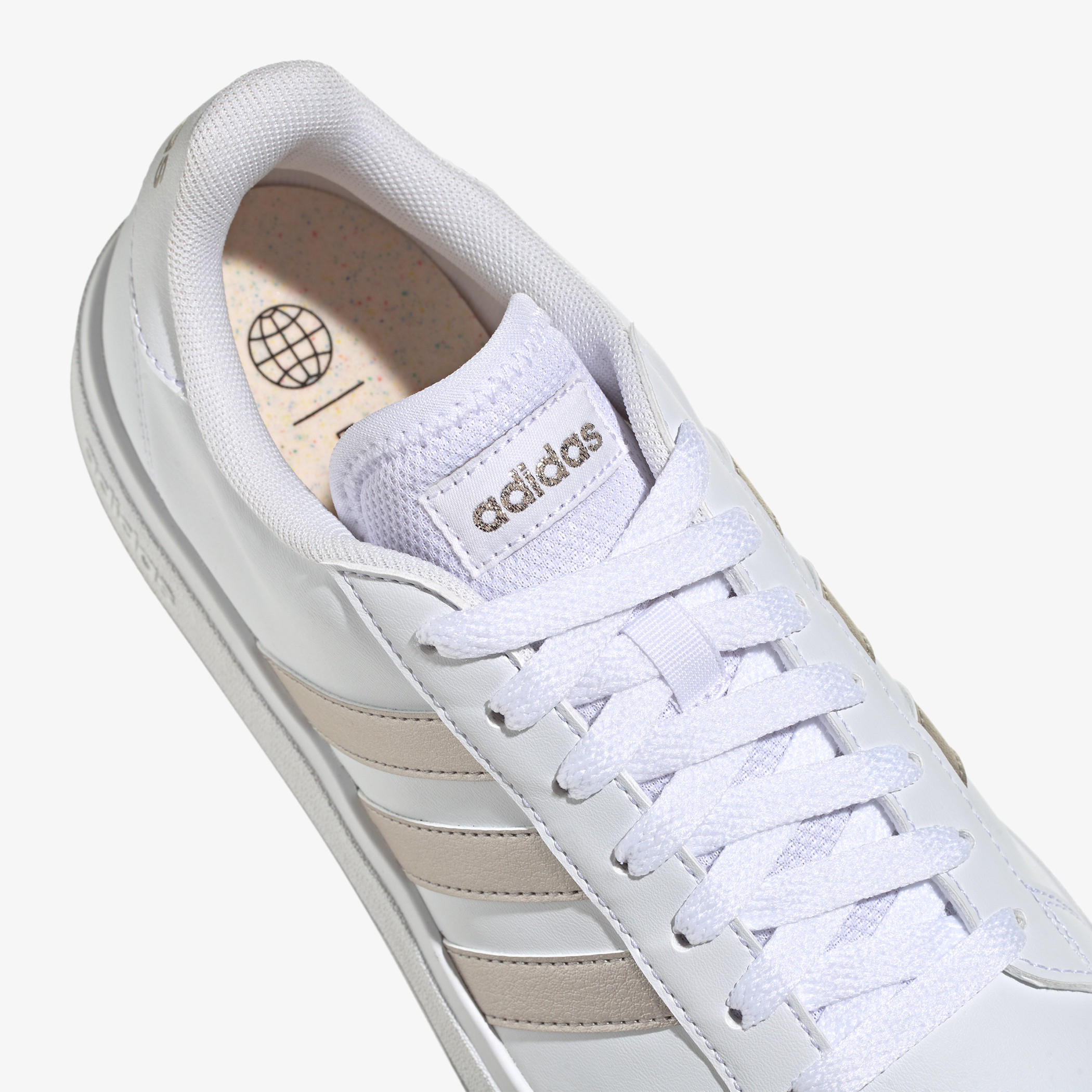 حذاء سنيكرز بكاحل منخفض ورباط إغلاق جراند كورت 2.0 للنساء من أديداس - GW9263-sports-women-shoes-image-7