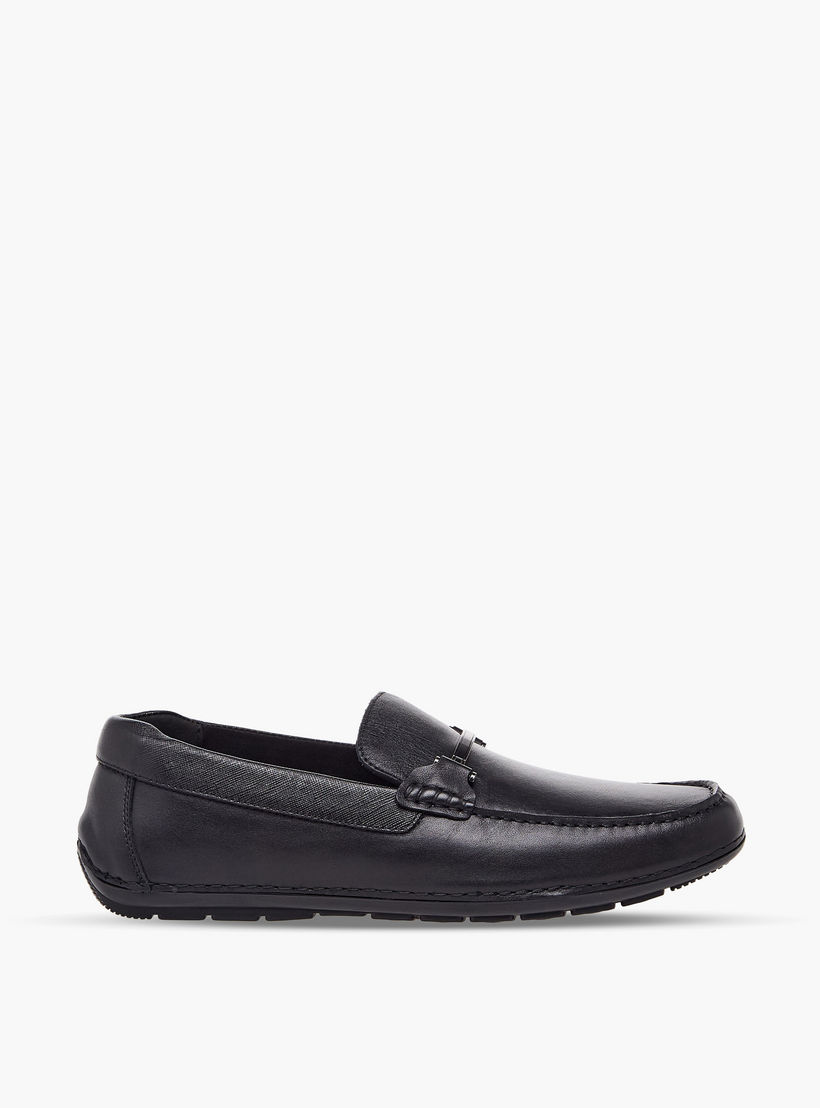 Duchini Men Horsebit Accent Leather Loafers-men-shoes-formalshoes-image-3