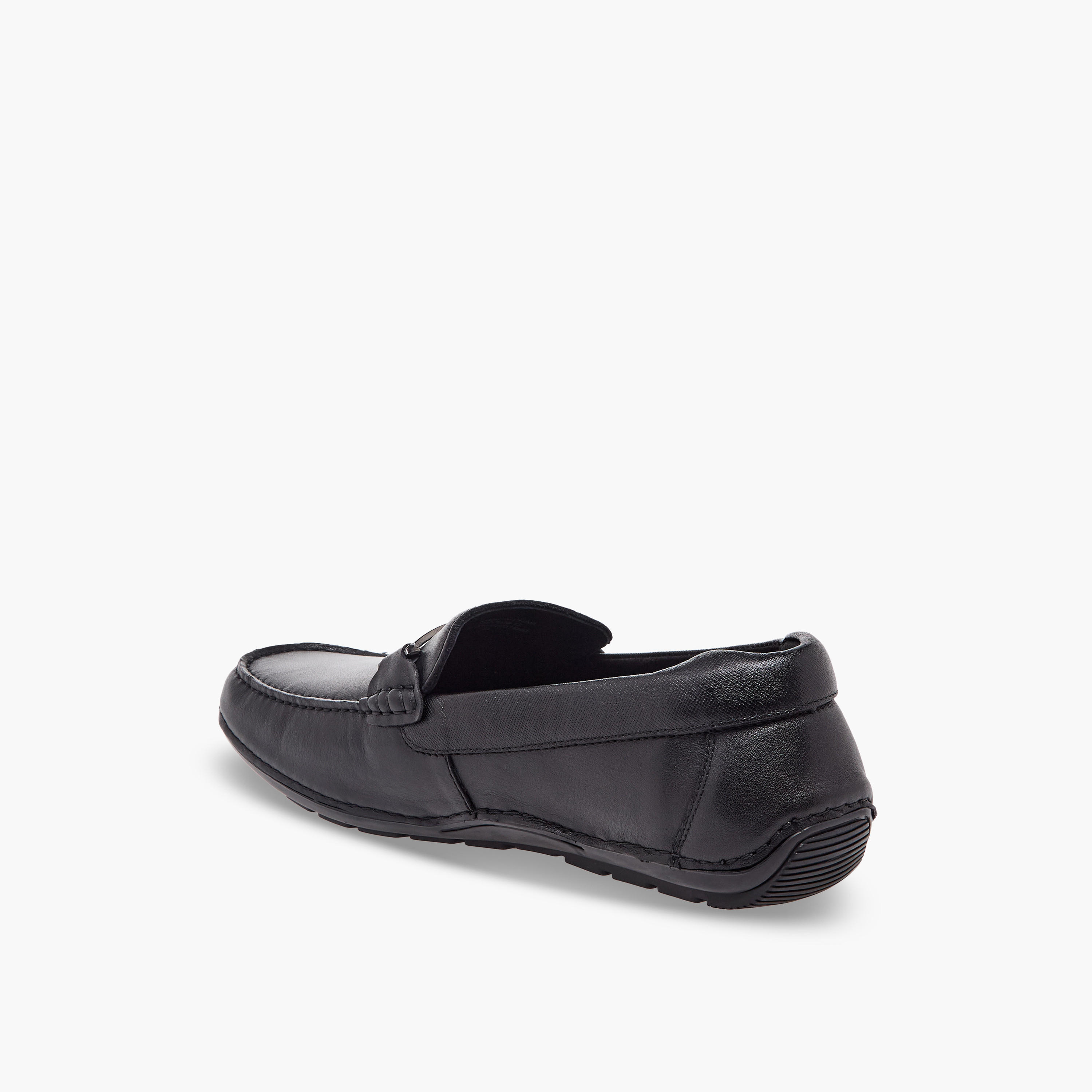 Duchini Men Horsebit Accent Leather Loafers-men-shoes-formalshoes-image-5