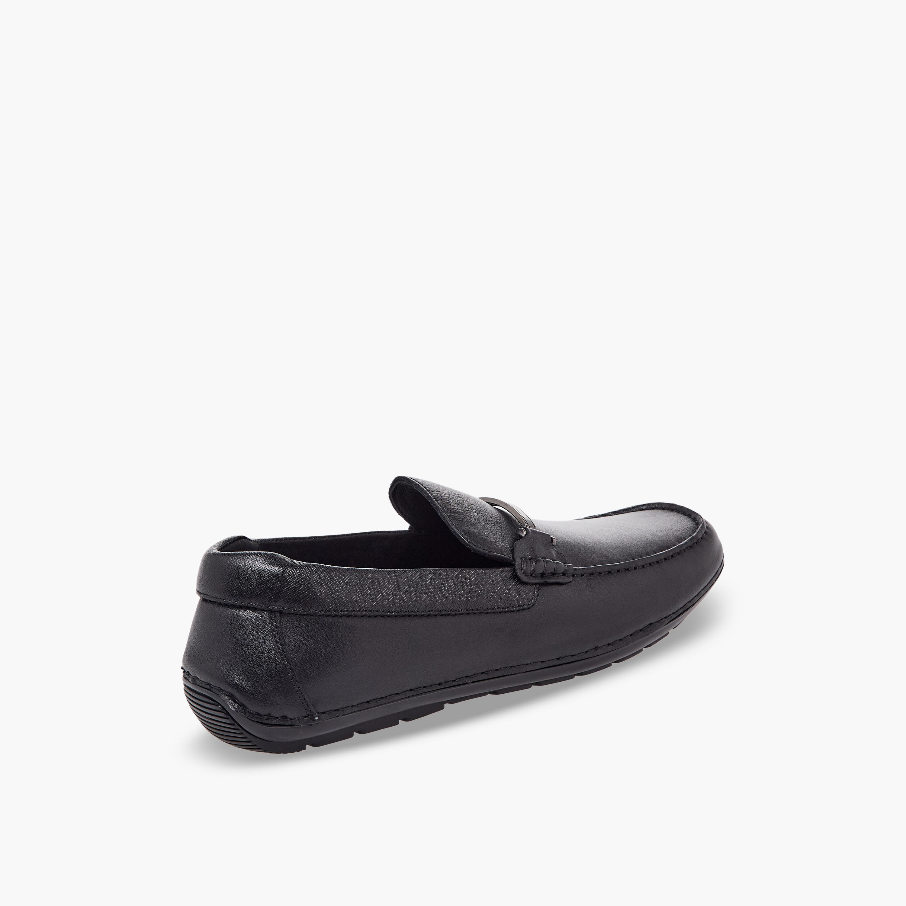 Duchini Men Horsebit Accent Leather Loafers-men-shoes-formalshoes-image-6