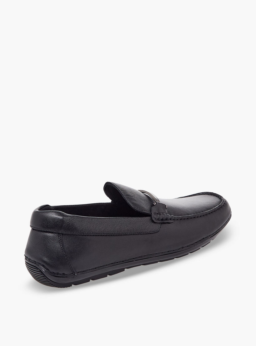 Duchini Men Horsebit Accent Leather Loafers-men-shoes-formalshoes-image-6