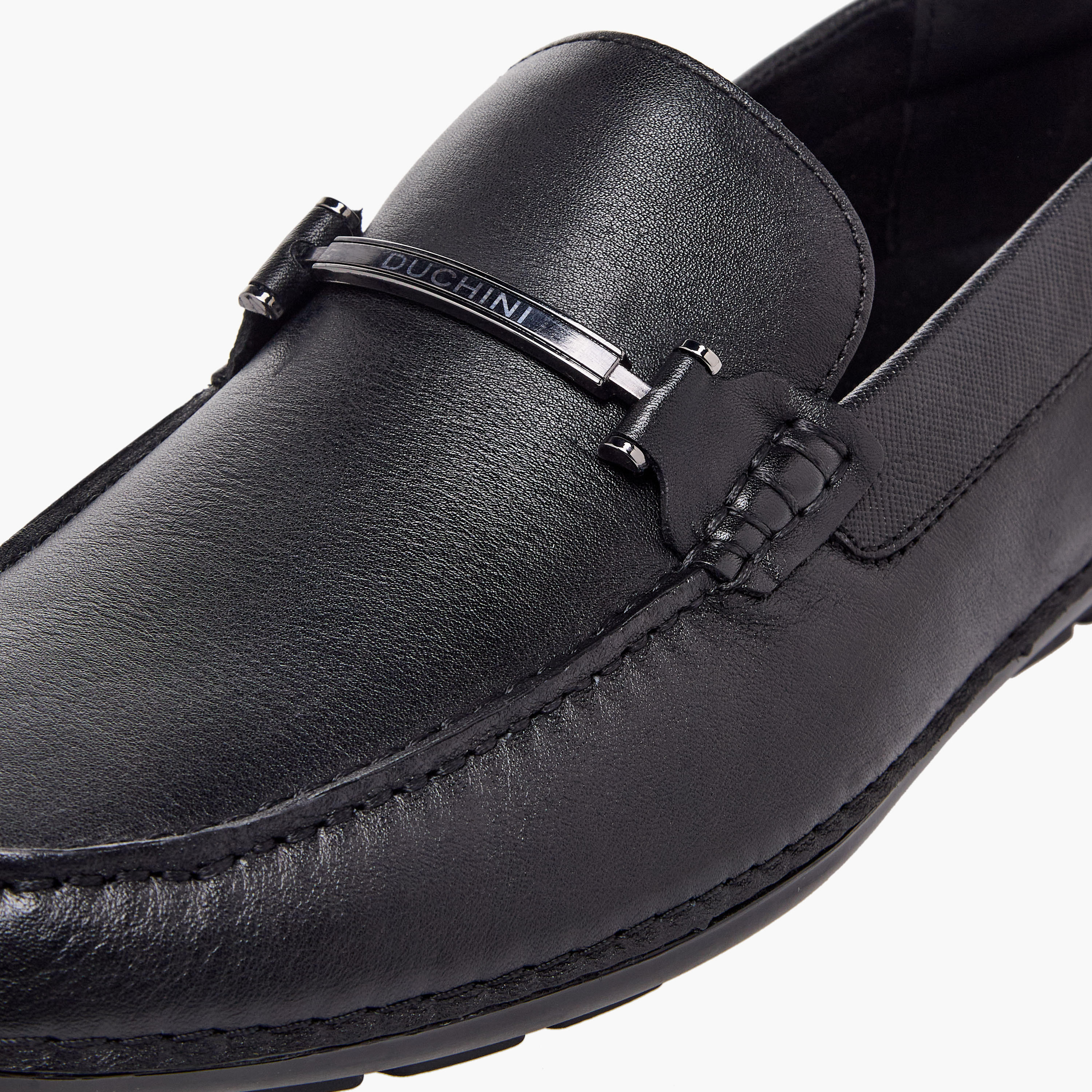 Duchini Men Horsebit Accent Leather Loafers-men-shoes-formalshoes-image-7