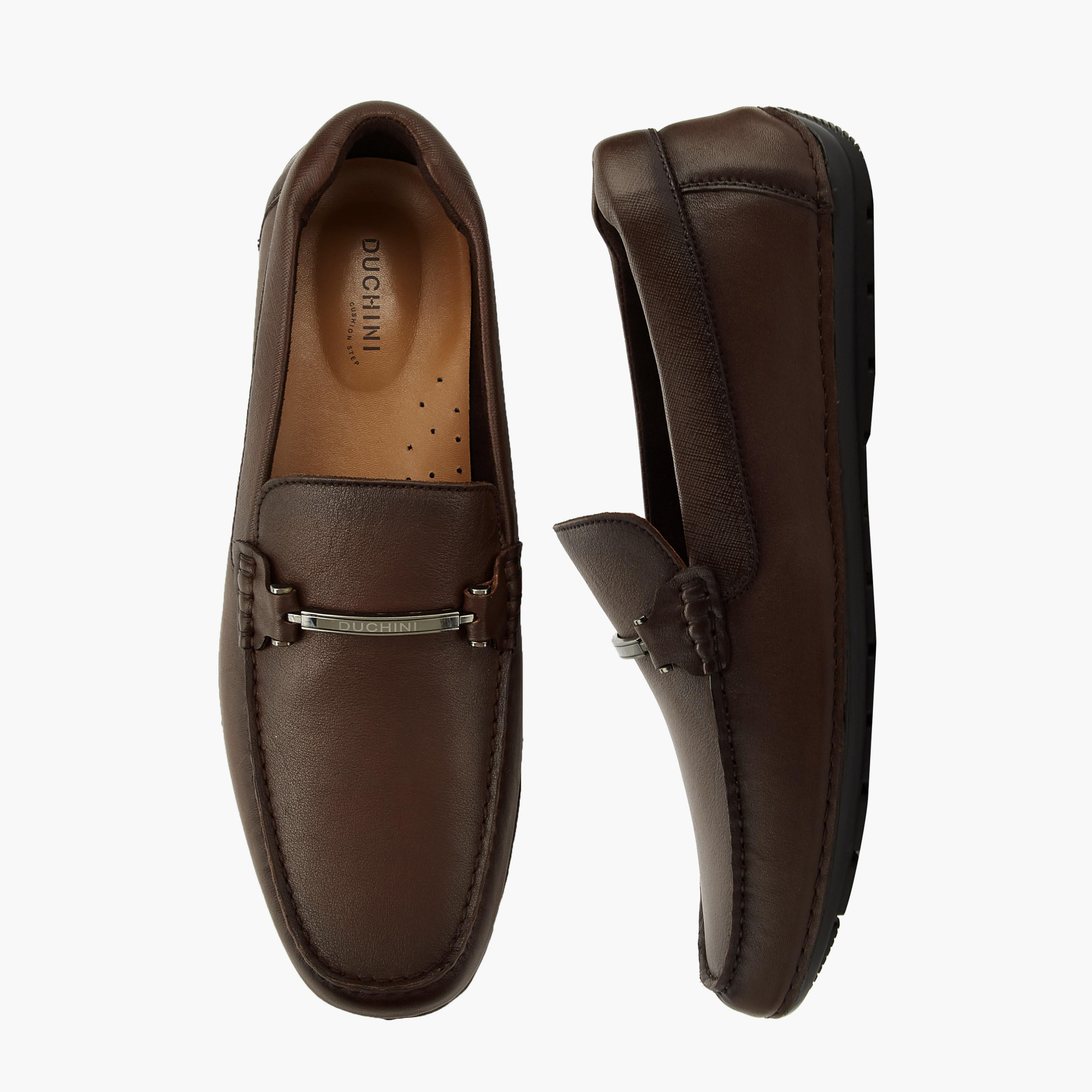 حذاء سهل الارتداء جلد مزين للرجال من دوتشيني-men-shoes-formalshoes-image-1