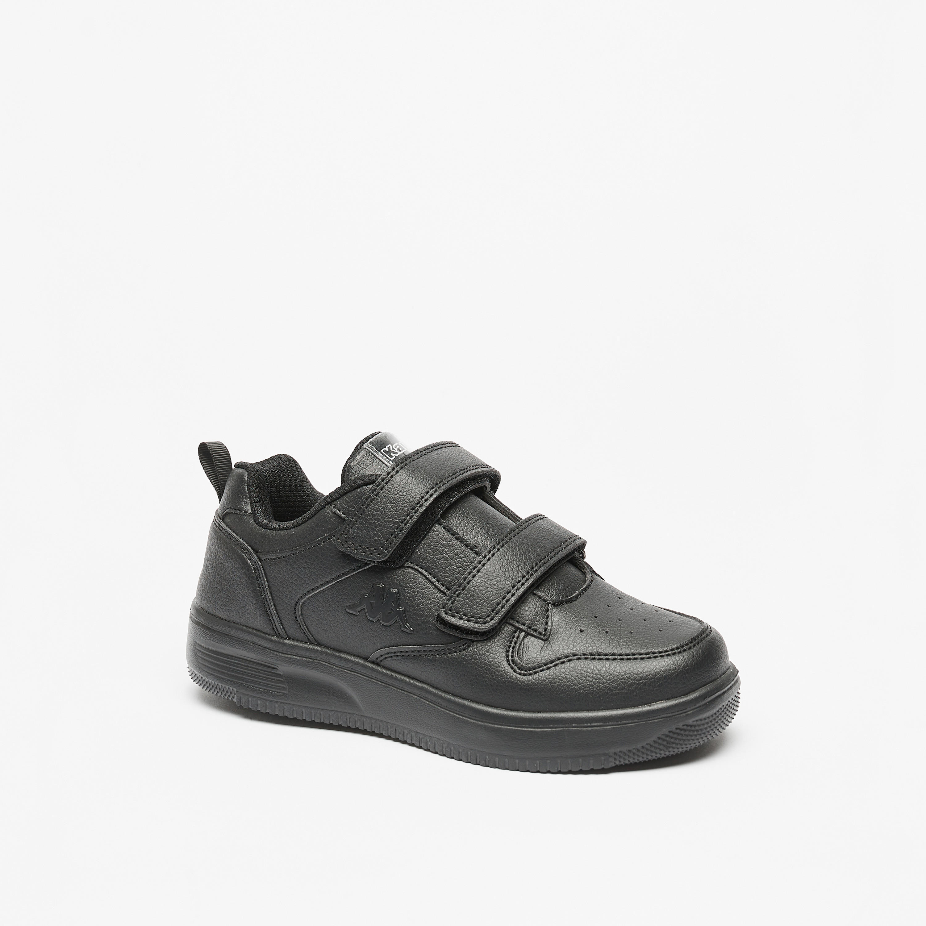 Kappa Kids Hook & Loop Ankle Sneakers Grippy Sole Shoes-boys-shoes-schoolshoes-image-1