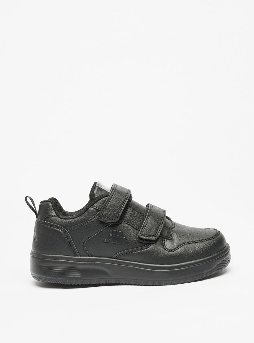 Kappa Kids Hook & Loop Ankle Sneakers Grippy Sole Shoes-boys-shoes-schoolshoes-image-3