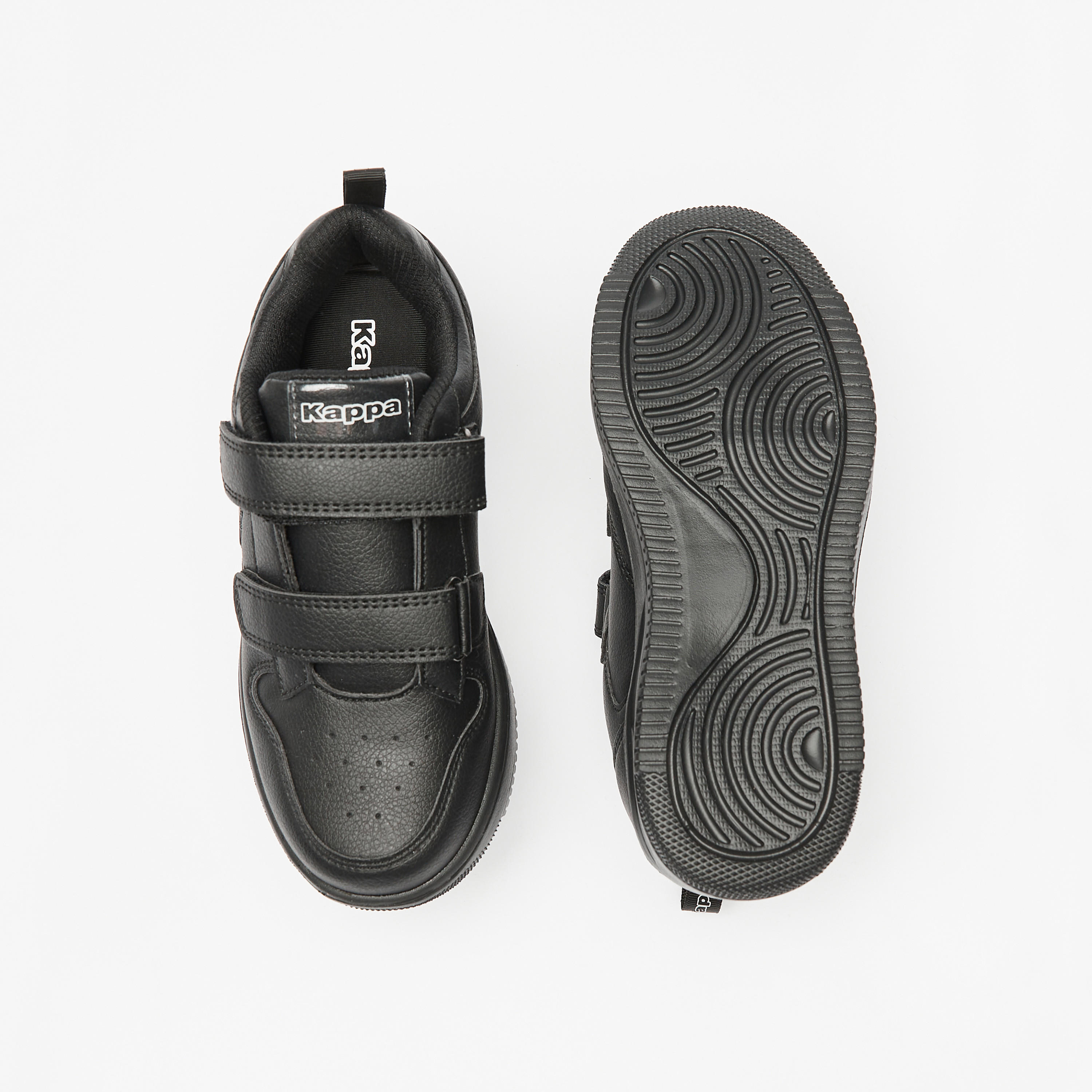 Kappa Kids Hook & Loop Ankle Sneakers Grippy Sole Shoes-boys-shoes-schoolshoes-image-4