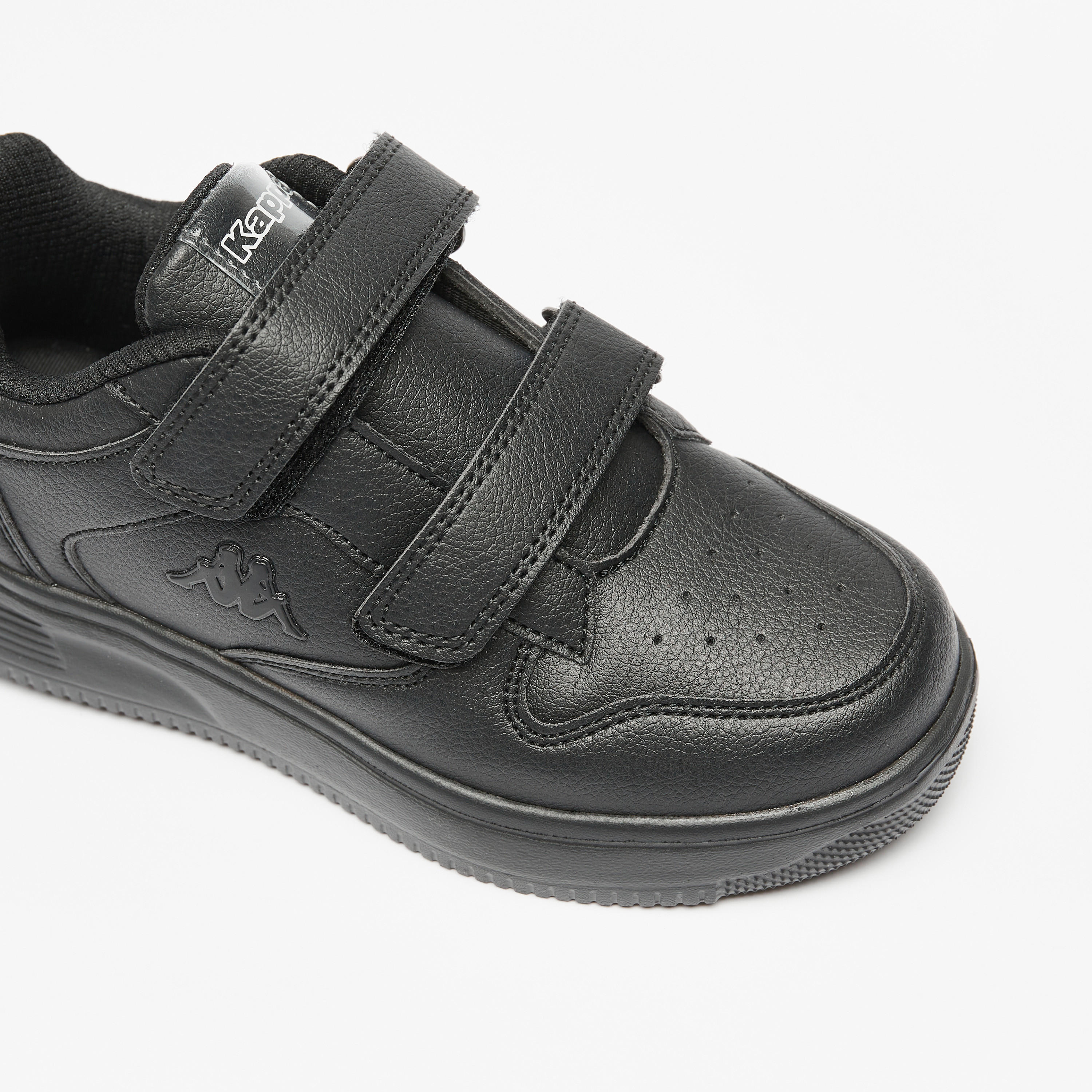 Kappa Kids Hook & Loop Ankle Sneakers Grippy Sole Shoes-boys-shoes-schoolshoes-image-5
