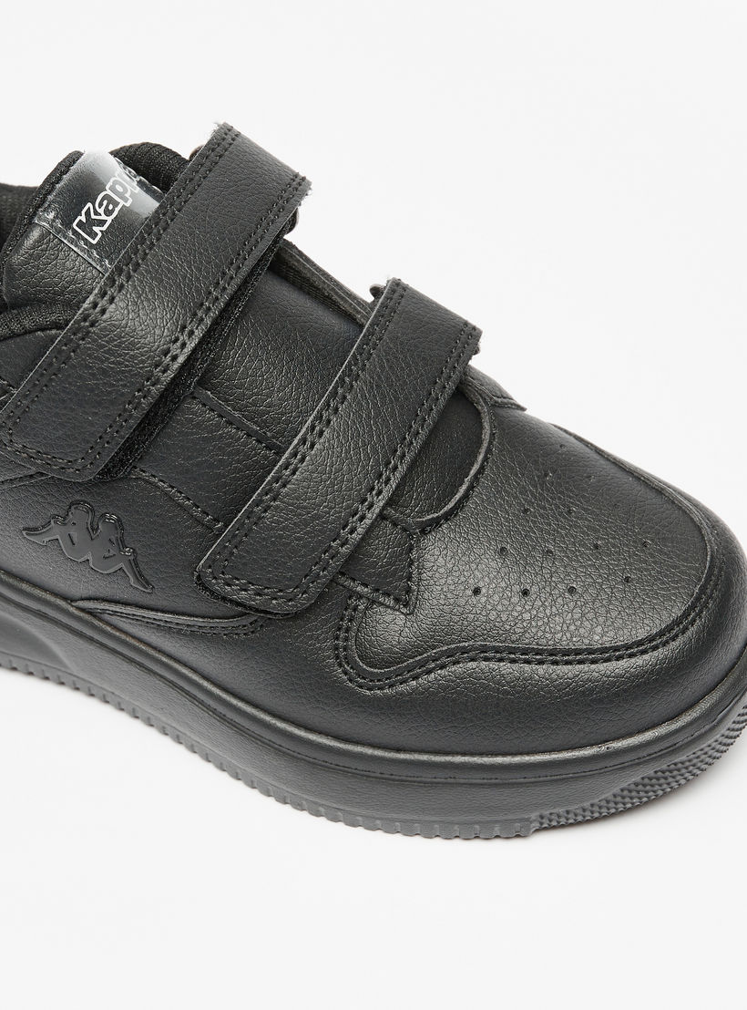 Kappa Kids Hook & Loop Ankle Sneakers Grippy Sole Shoes-boys-shoes-schoolshoes-image-5