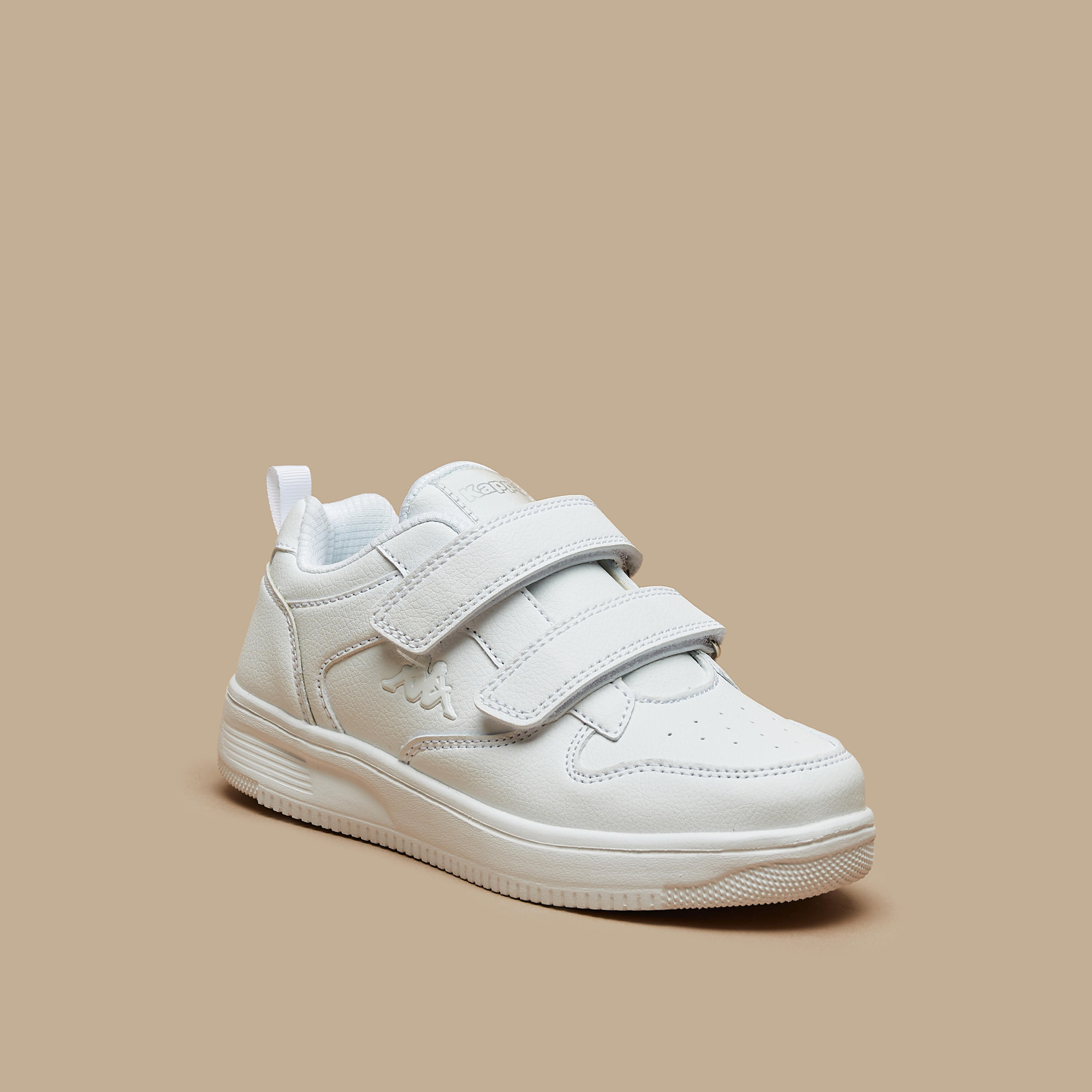 Kappa Kids Hook & Loop Ankle Sneakers Grippy Sole Shoes-boys-shoes-schoolshoes-image-1